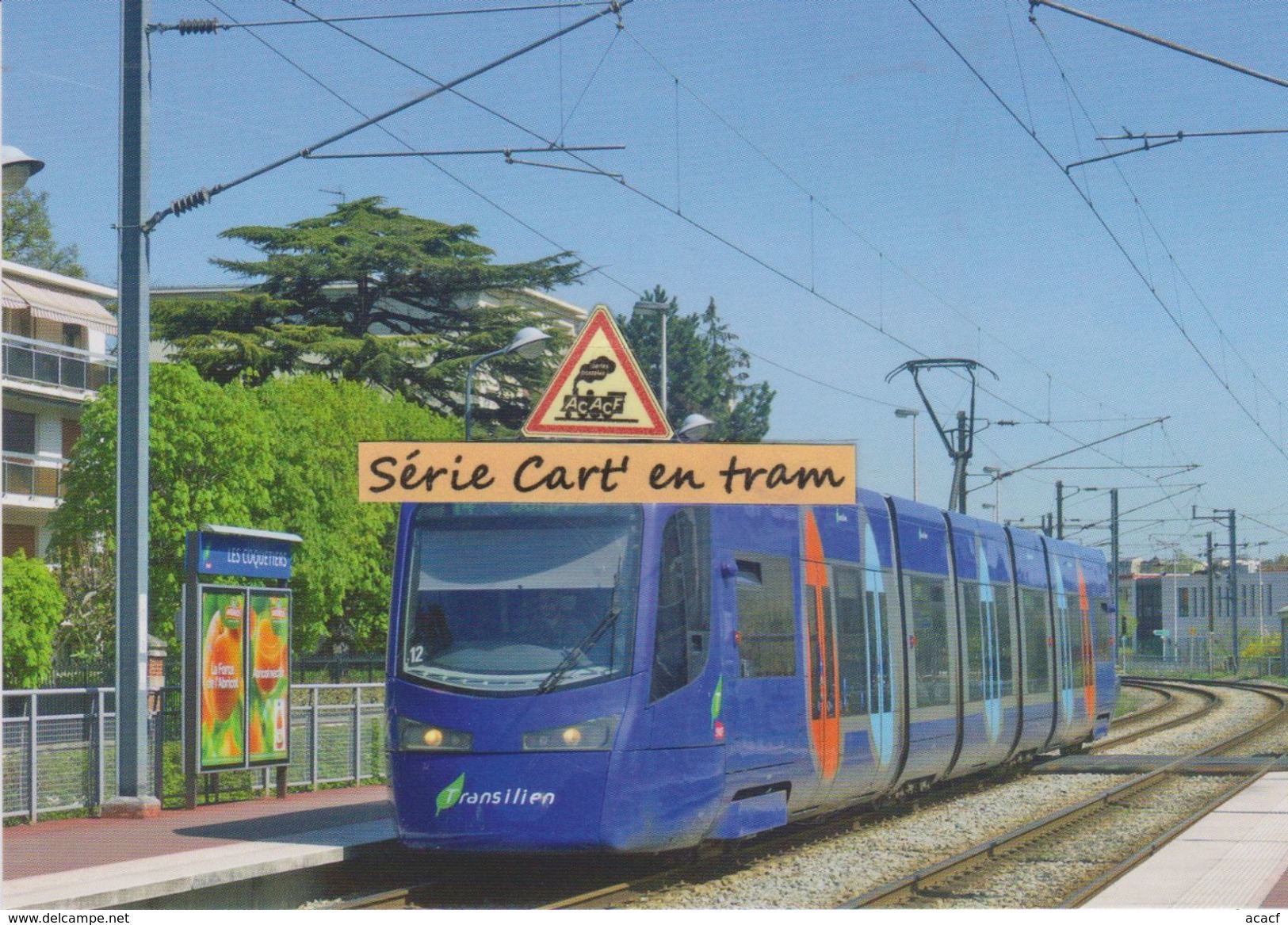 Tramway Avanto Siemens (T4 Transilien), à Villemomble (93) - - Villemomble