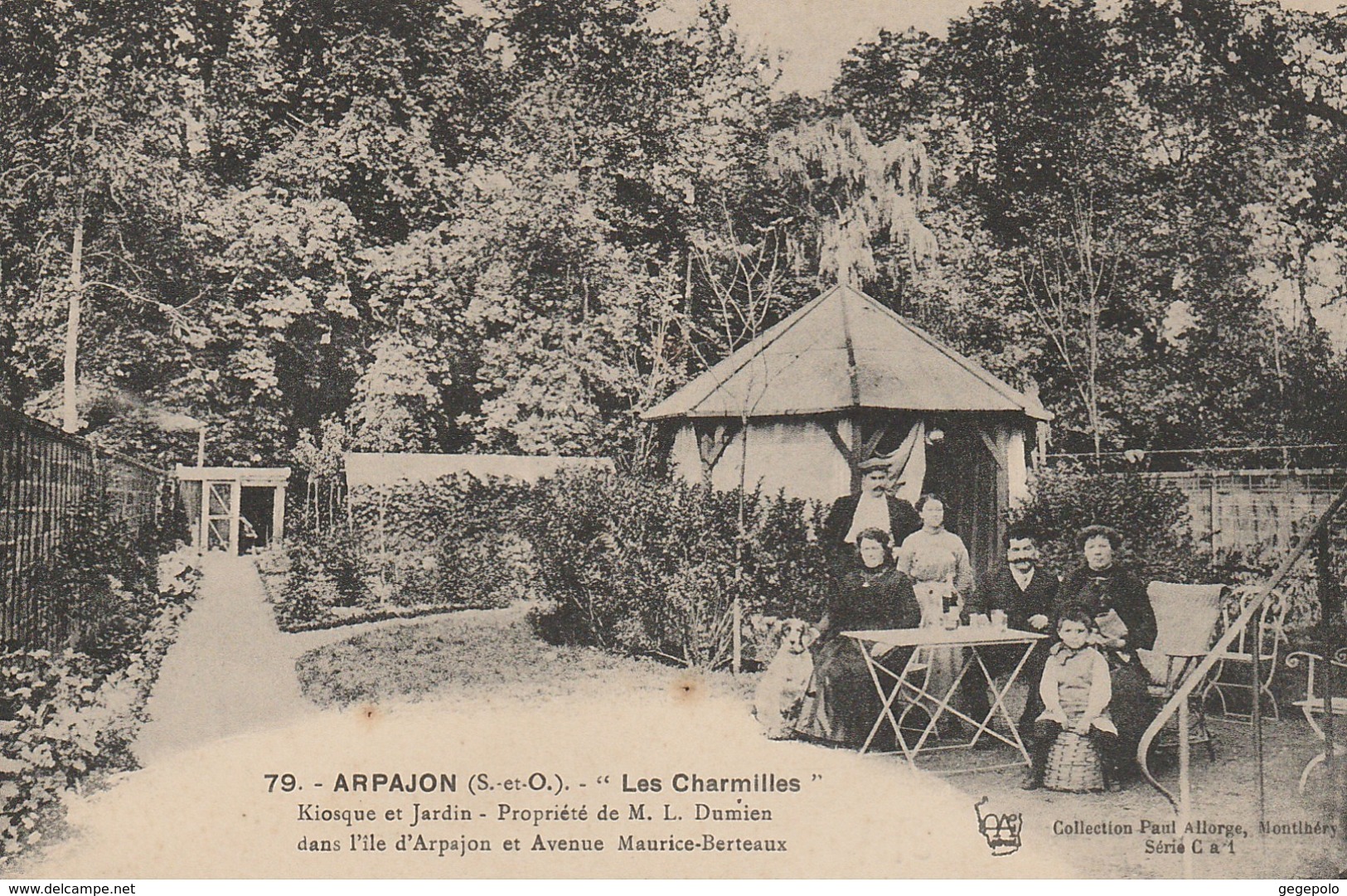 ARPAJON - Les Charmilles - Kiosque Et Jardin - Propriété Dans L'Ile D'Arpajon - Avenue Maurice Berteaux ( 2/2 ) - Arpajon