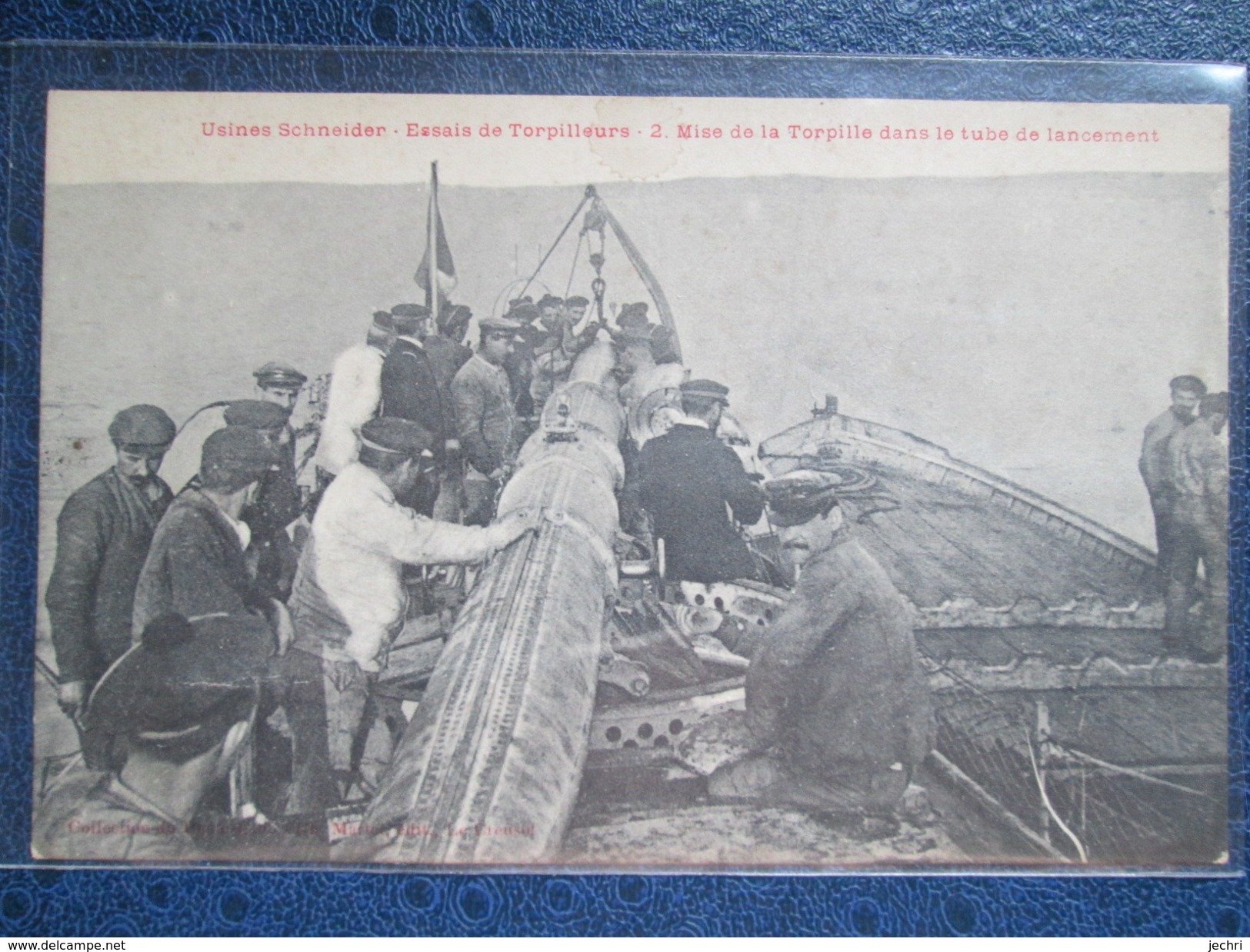 Usines Schneider ; Essais De Torpilleurs ; Mise De La Torpille Dans Le Tube De Lancement - Other & Unclassified