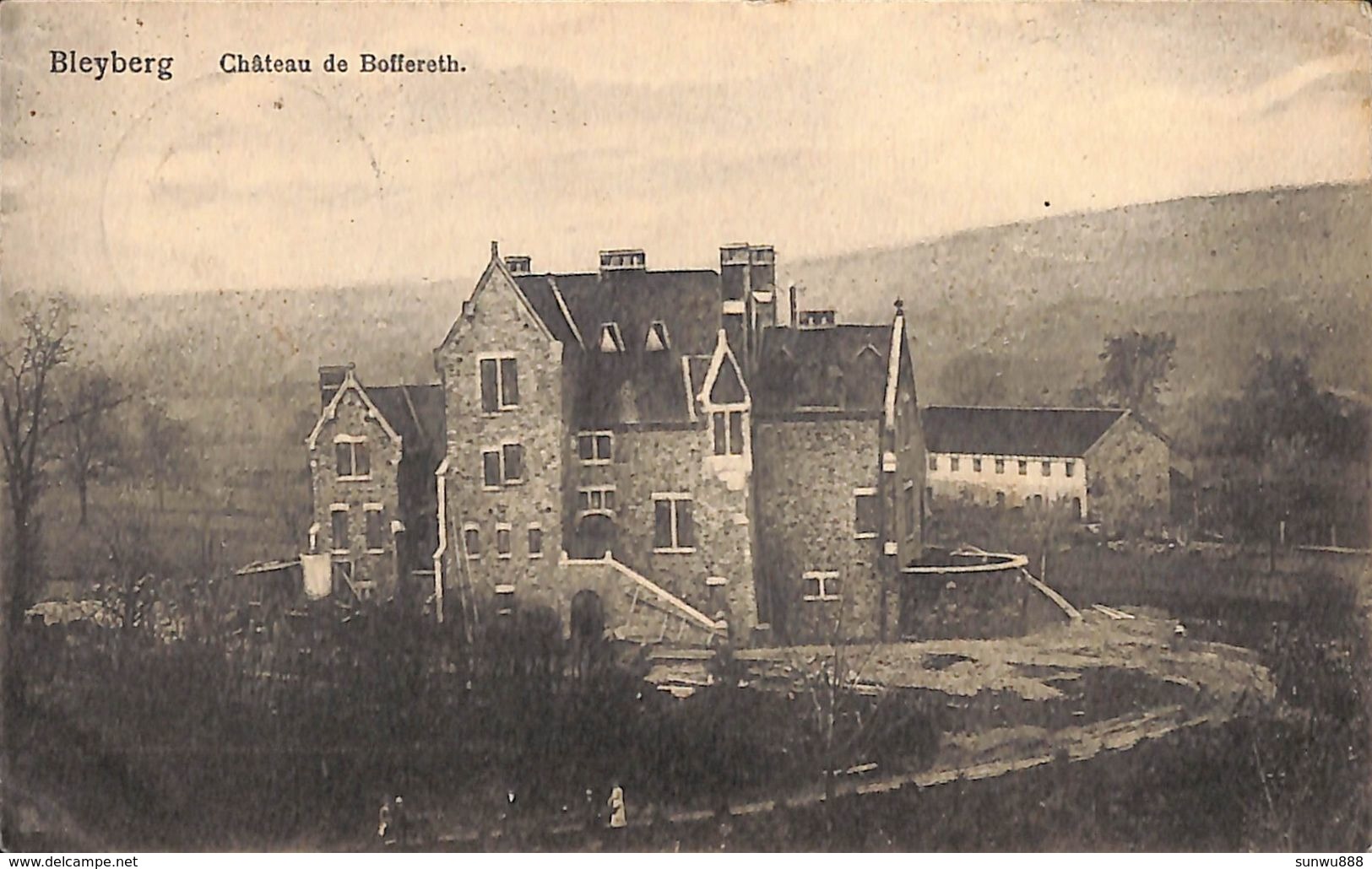 Bleyberg - Château De Boffereth (Edit Joseph Poensgen, 1919, Franchise Militaire) - Blieberg