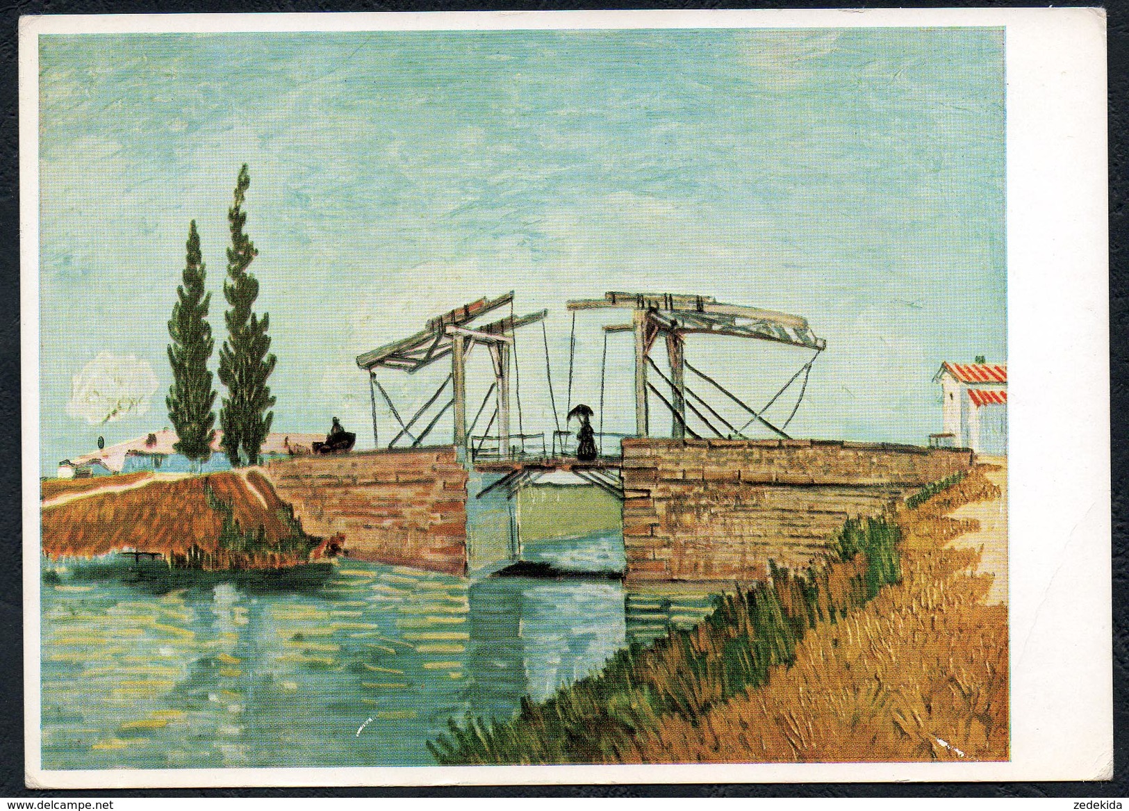 A6491 - Alte Künstlerkarte - Vincent Van Gogh - Landschaft Mit Brücke - Ettal - Van Gogh, Vincent
