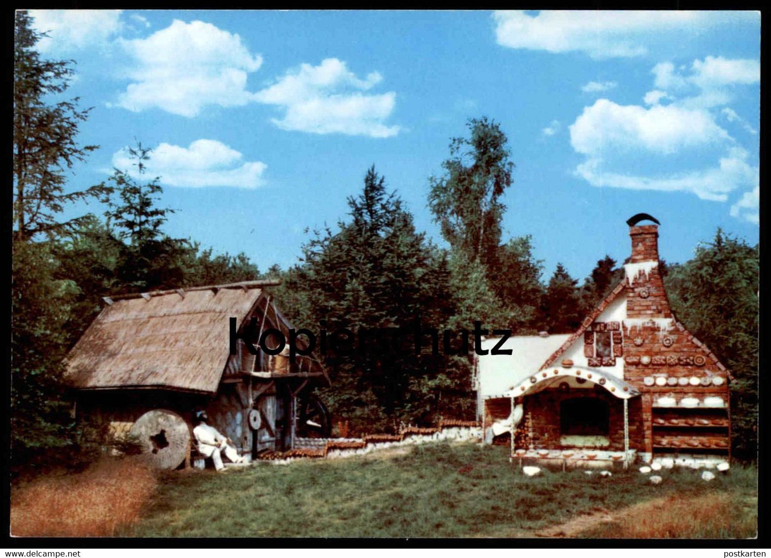 ÄLTERE POSTKARTE FREIZEITPARK SCHLARAFFENLAND VERDEN OSTERKRUG HÄNSEL & GRETEL MÄRCHEN Fairy Tale Fable Cpa Postcard - Verden