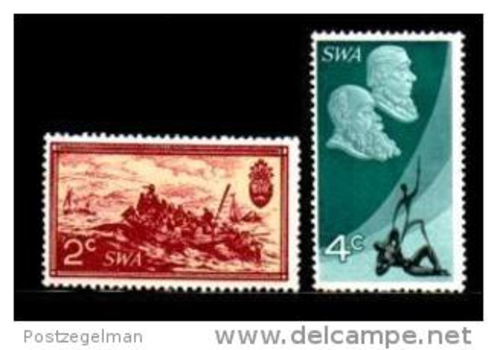 SOUTH WEST AFRICA 1971,  Mint Never Hinged Stamp(s), Republic Anniversary,  Nr(s) 365-366 - Namibia (1990- ...)