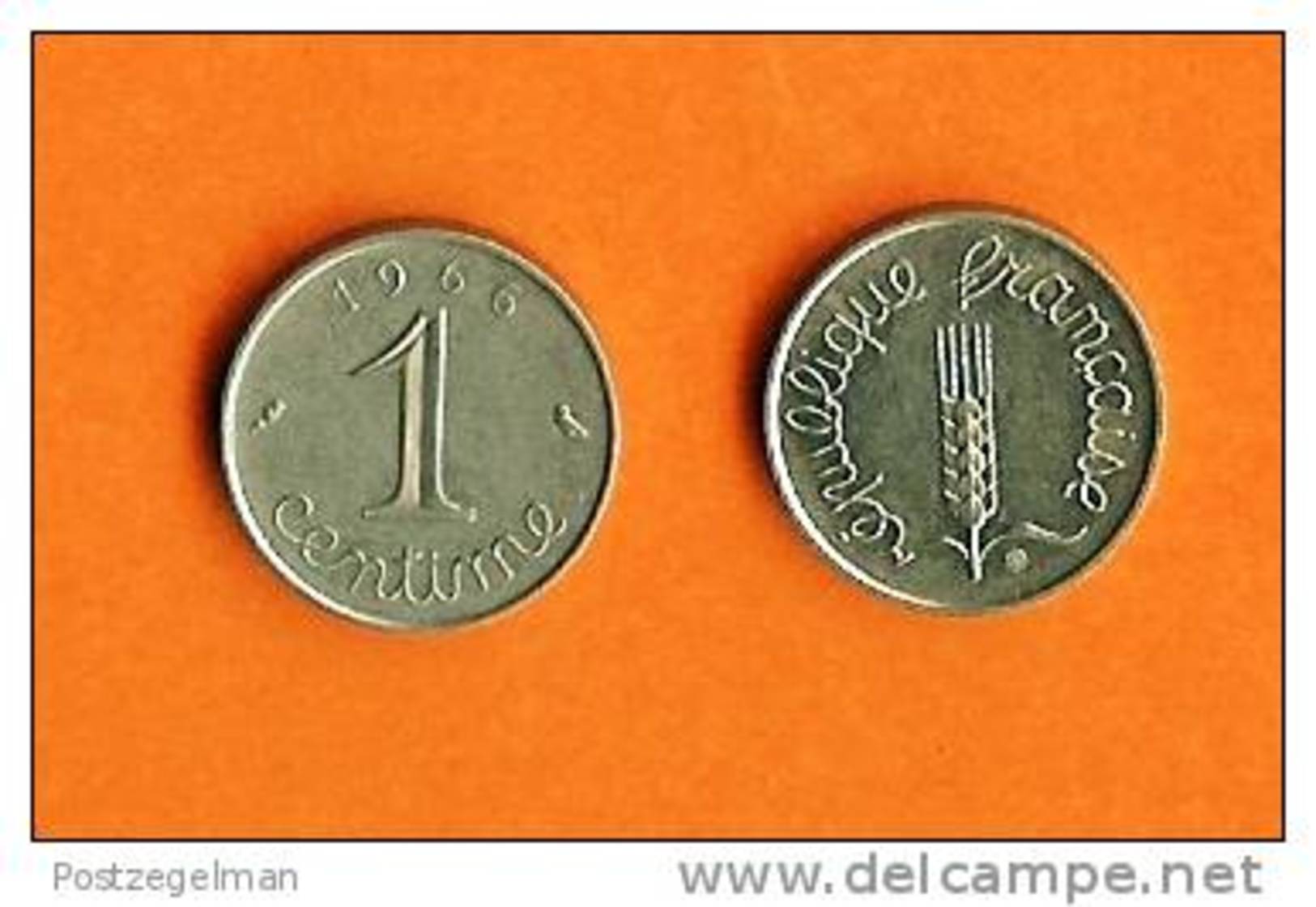 FRANCE 1962-1997 1 Centime Km 928 - Andere & Zonder Classificatie