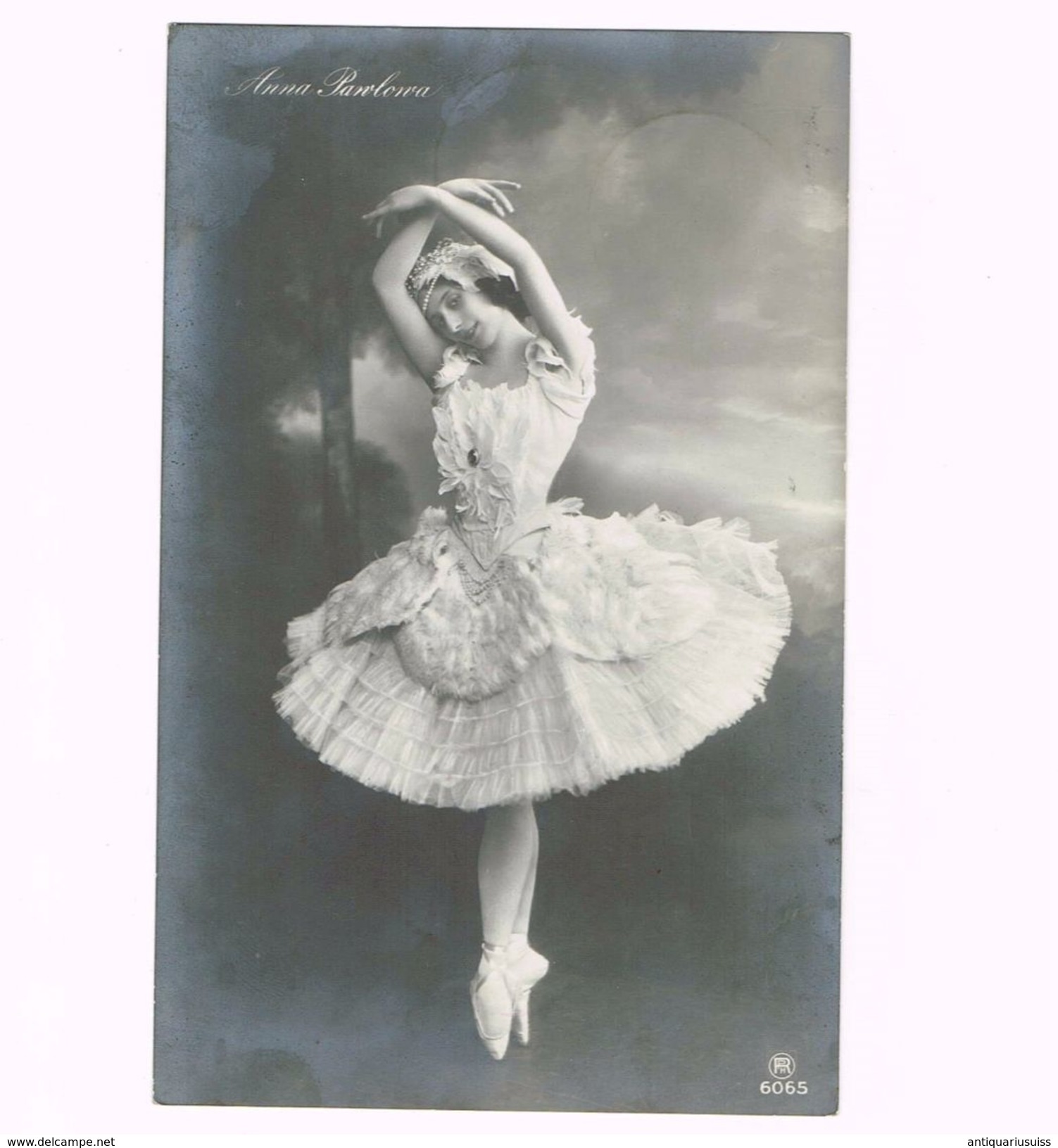 Anna Pawlowa - Foto  - Stamp BAYERN 1913 - Starnberg - Femmes Célèbres