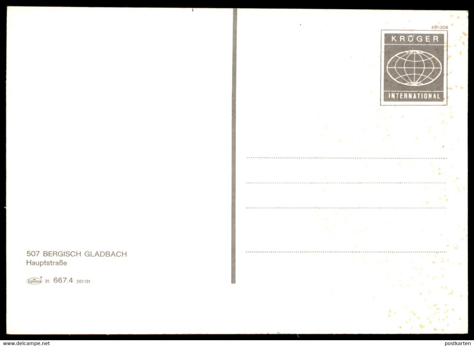 ÄLTERE POSTKARTE BERGISCH GLADBACH HAUPTSTRASSE OPEL GESCHÄFT MÜLLER WIPPERFÜRTH COMMERZBANK Ansichtskarte Cpa Postcard - Ahaus