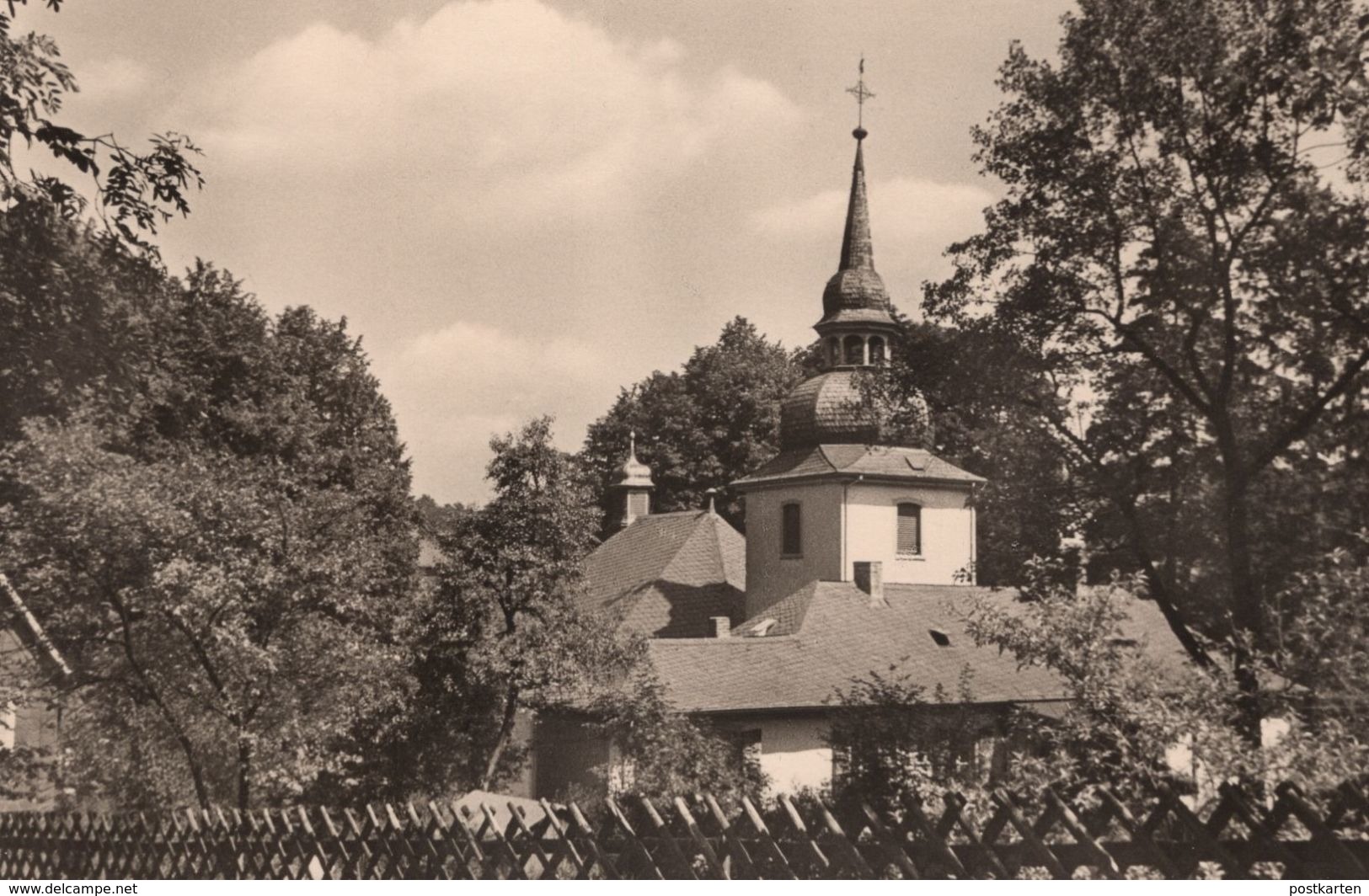 ÄLTERE POSTKARTE BERGISCH GLADBACH RÜCKANSICHT AUF DIE EVANGELISCHE KIRCHE Church église Ansichtskarte Cpa AK Postcard - Bergisch Gladbach