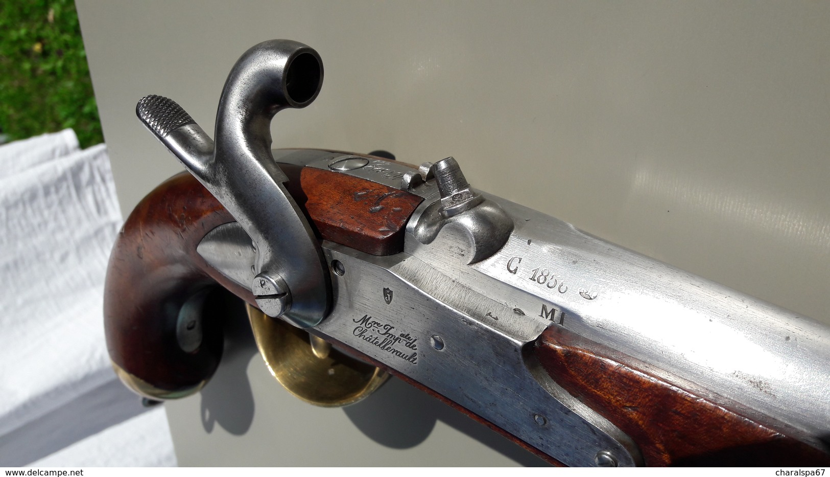 Superbe pistolet Mle 1822 Tbis