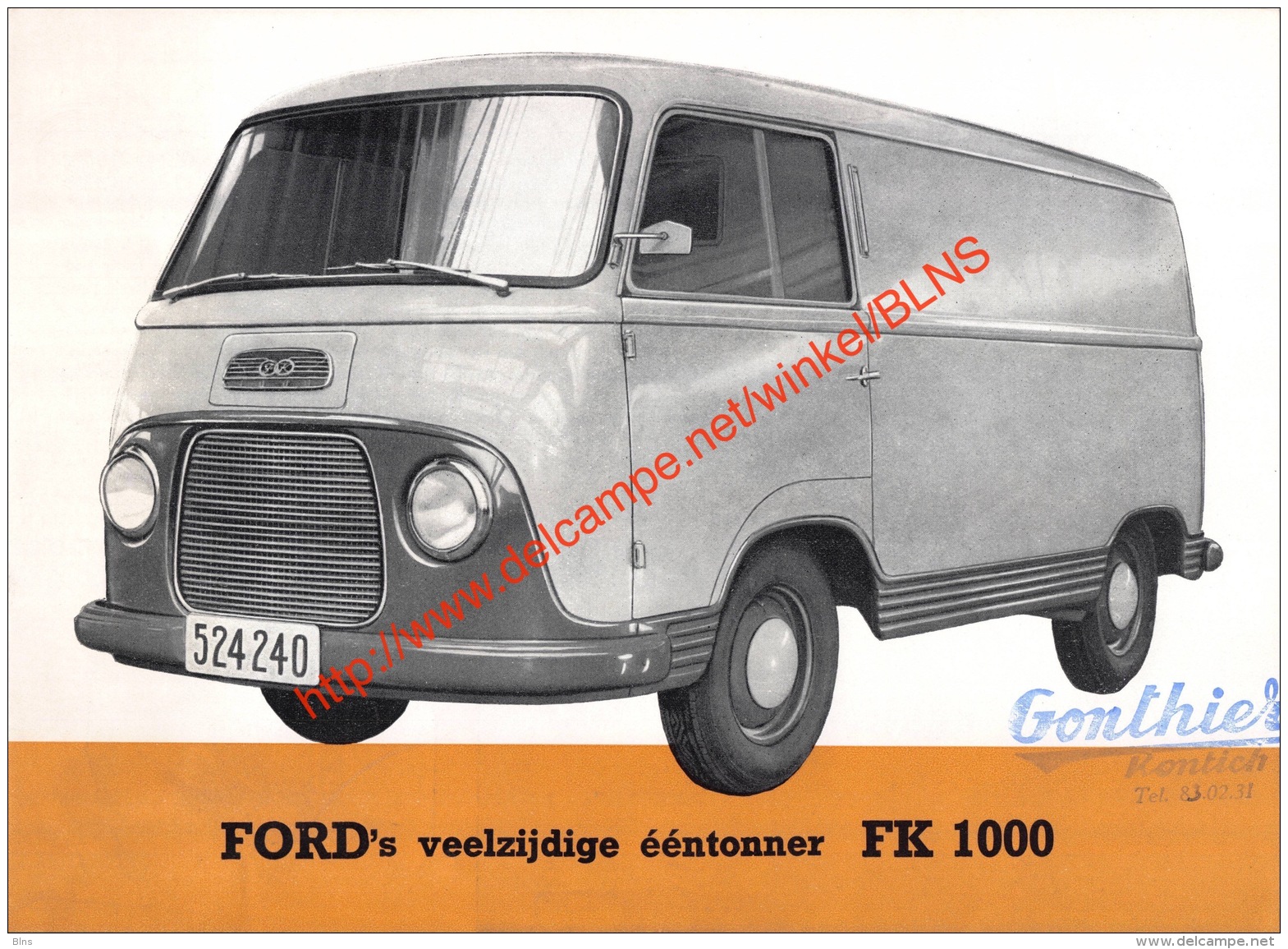 Ford FK 1000 Brochure - Camions