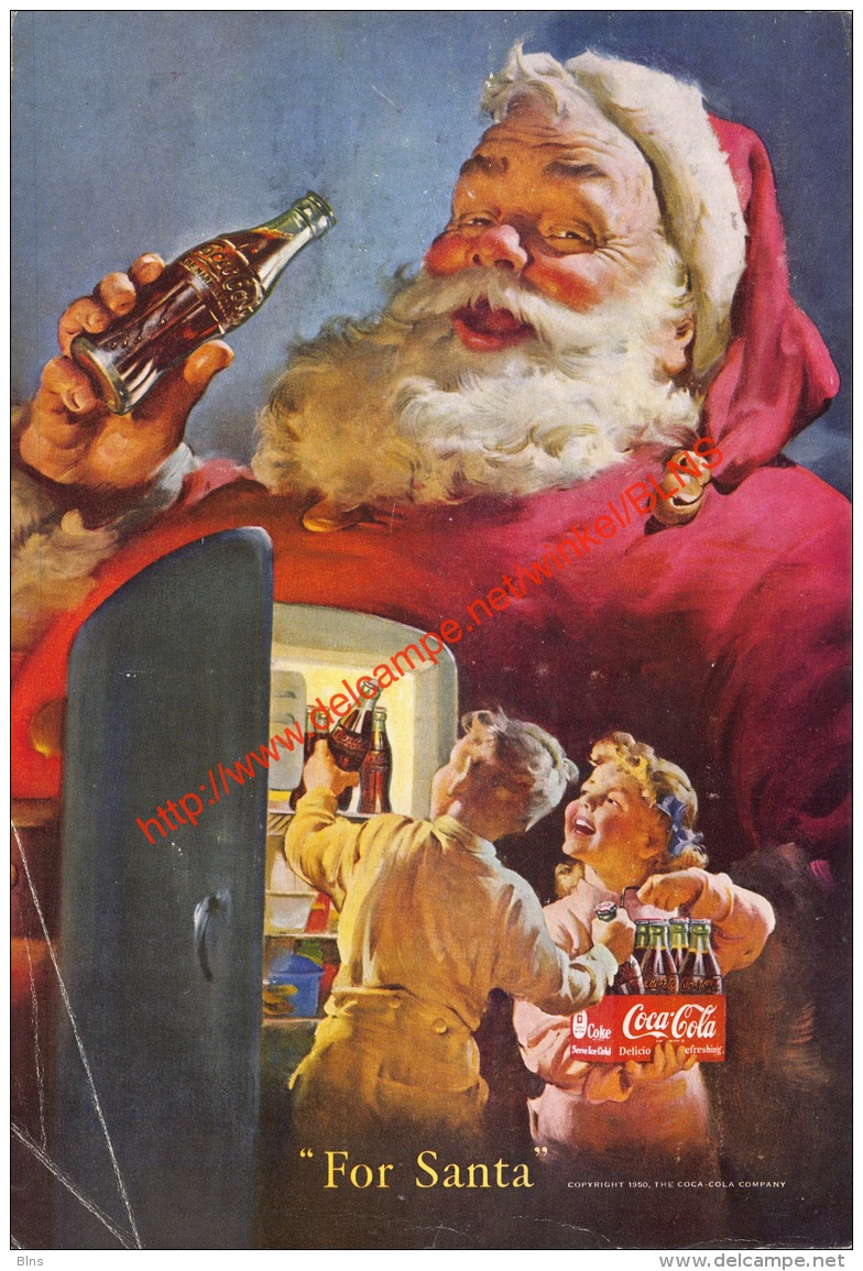 Coca-Cola 1950 Annonce-advert-advertentie - Papier Légère Cartonné 25 X 17 Cm - Manifesti Pubblicitari