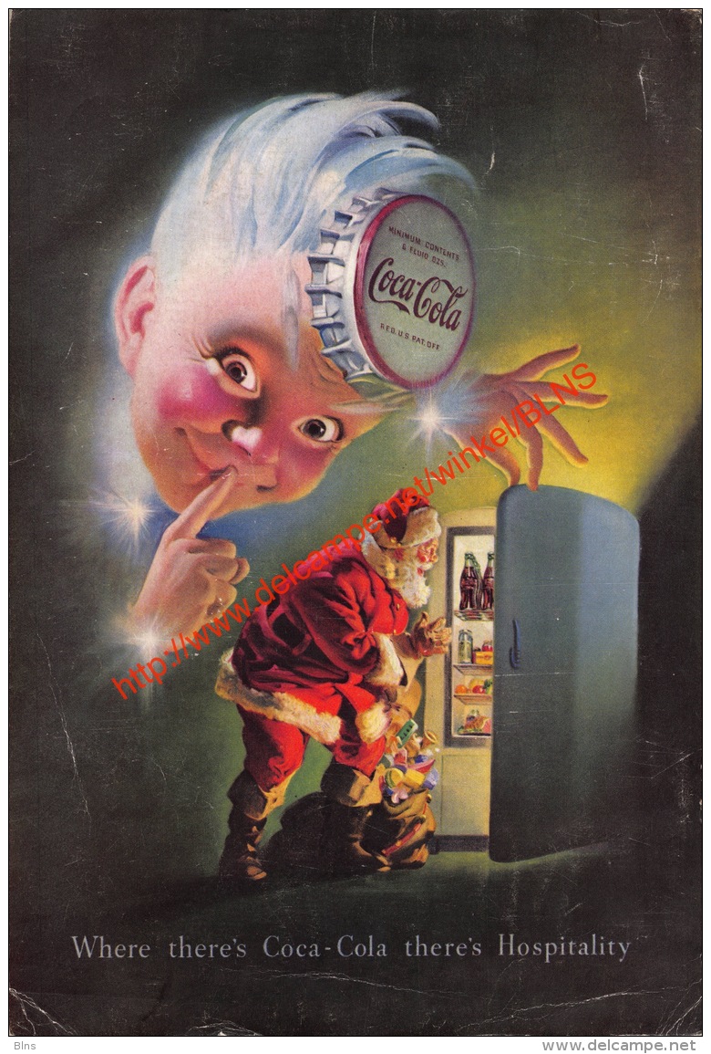 Coca-Cola Annonce-advert-advertentie - Papier Légère Cartonné 25 X 17 Cm - Poster & Plakate