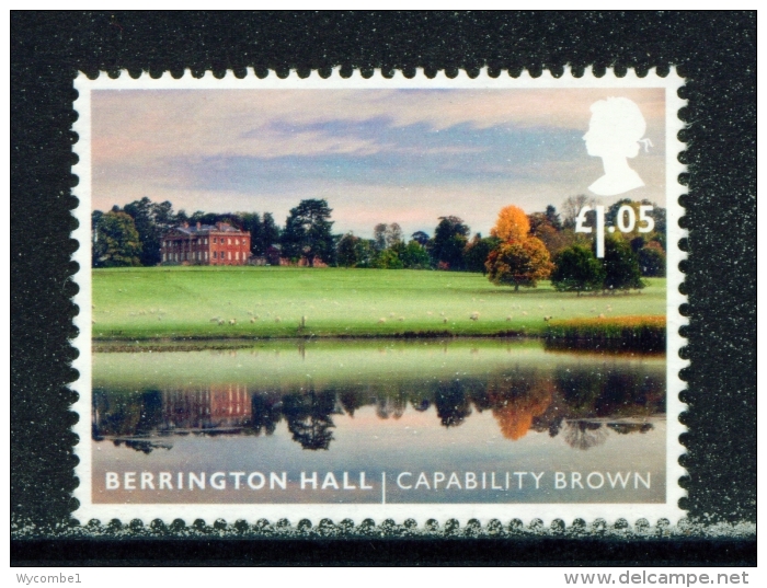GREAT BRITAIN  -  2016  Capability Brown  &pound;1.05  Used As Scan - Used Stamps