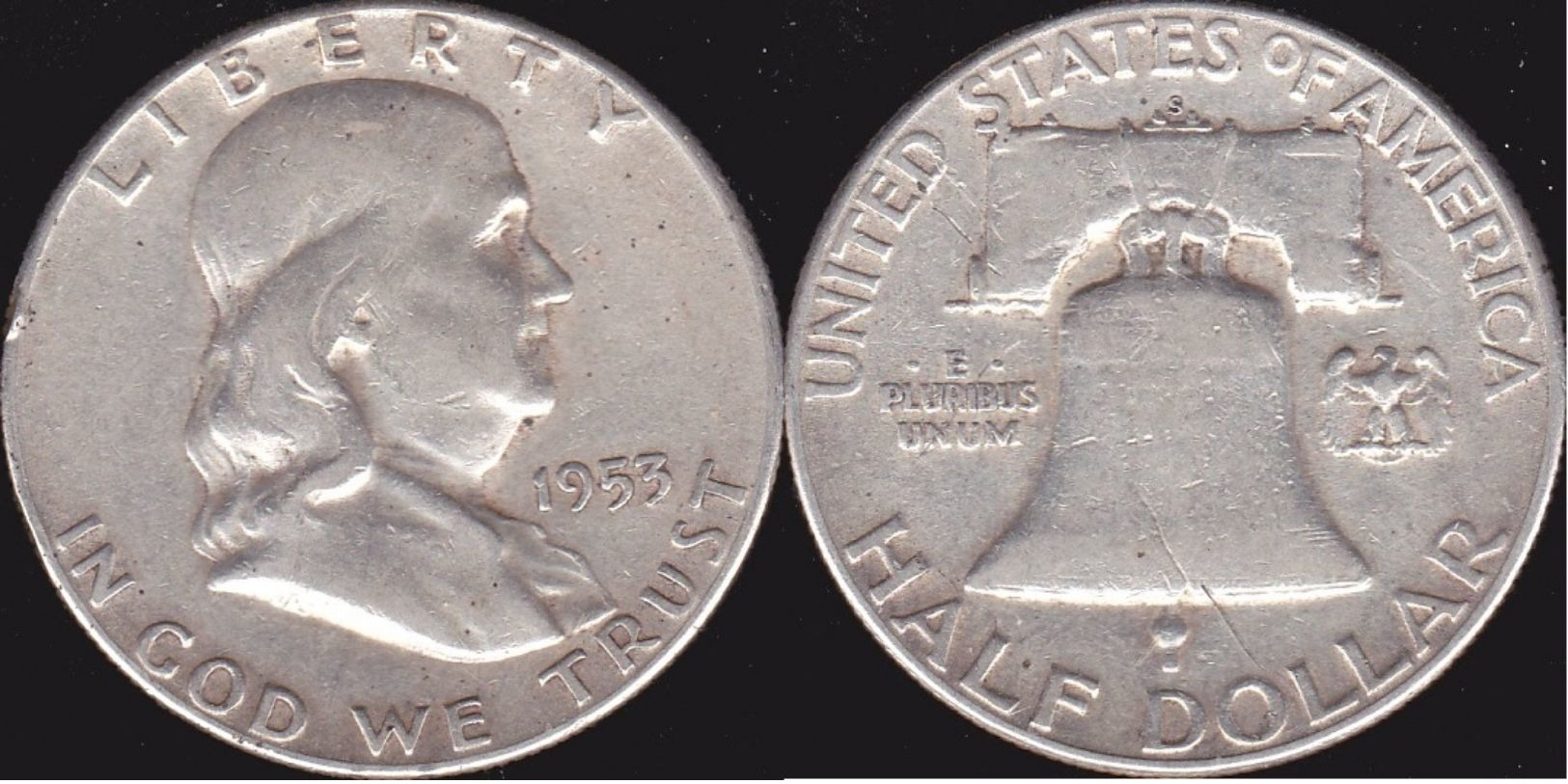 Etats-Unis, Half Dollar 1953 - Argent / Silver - 1948-1963: Franklin