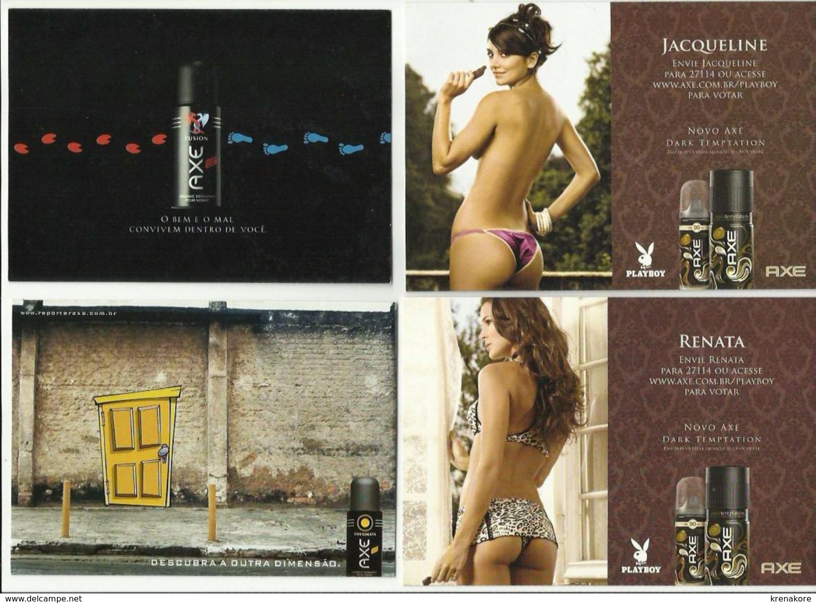 32 Brazilian Advertising Perfume Postcards - Advertising