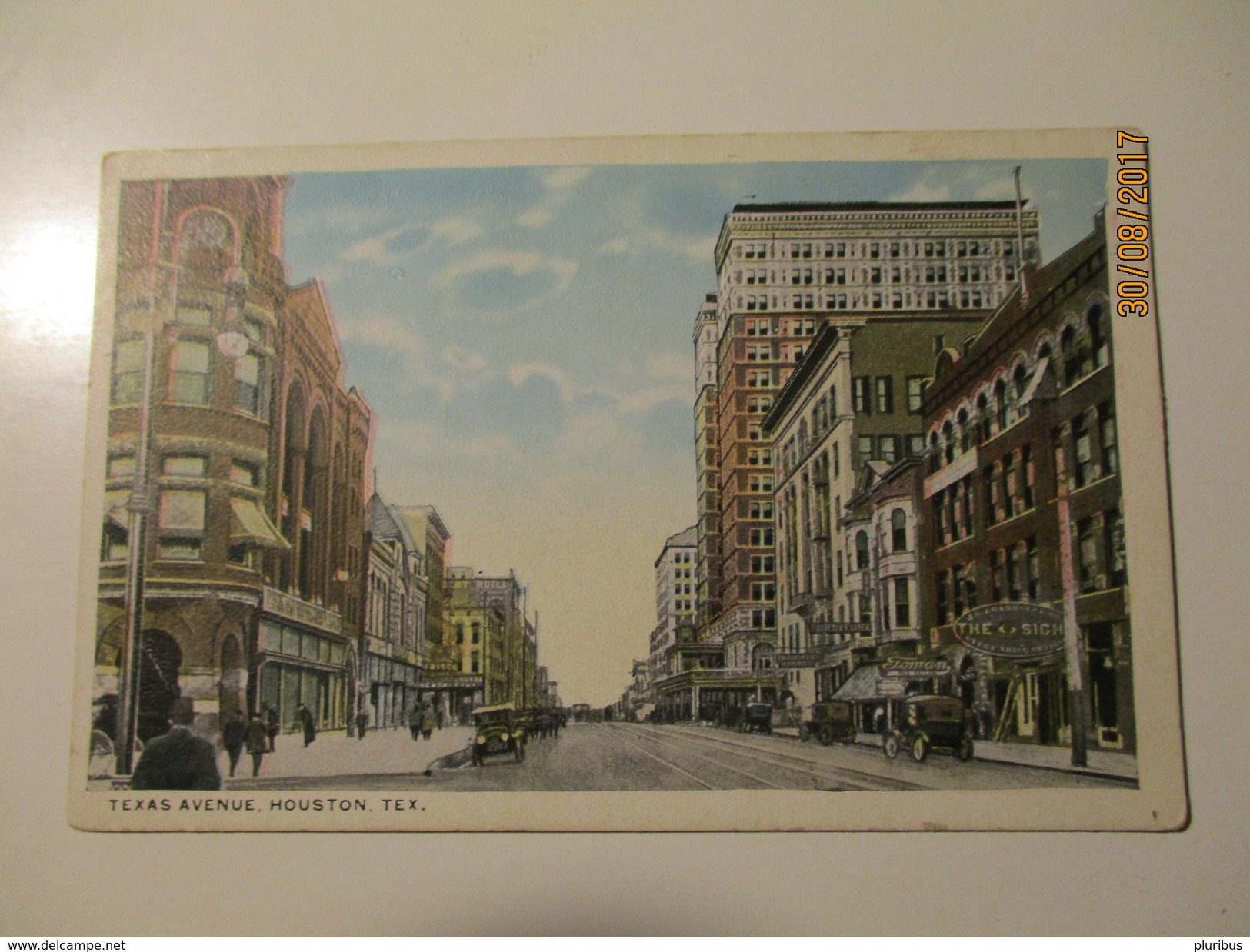 USA , TEXAS AVENUE HOUSTON , OLD POSTCARD  ,K0 - Houston