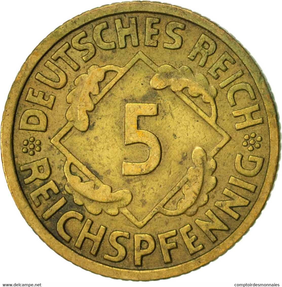 Monnaie, Allemagne, République De Weimar, 5 Reichspfennig, 1935, Berlin, TTB - 5 Rentenpfennig & 5 Reichspfennig