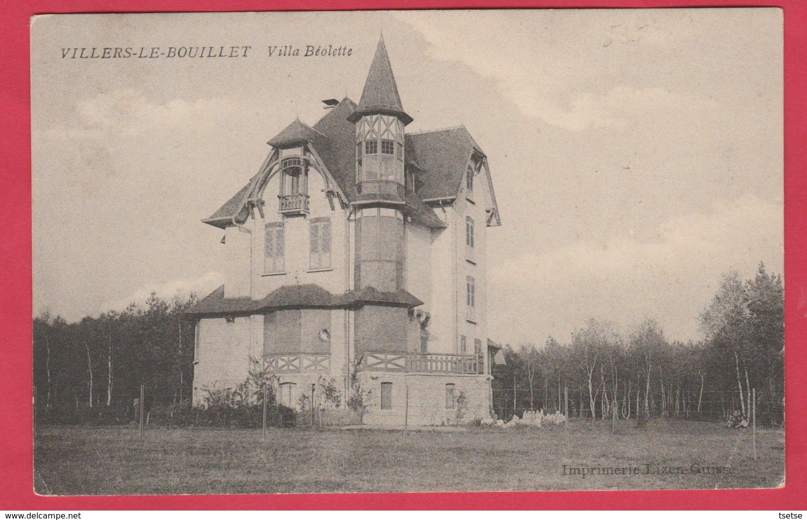 Villers-le-Bouillet - Villa Béolette - 1909 ( Voir Verso ) - Villers-le-Bouillet