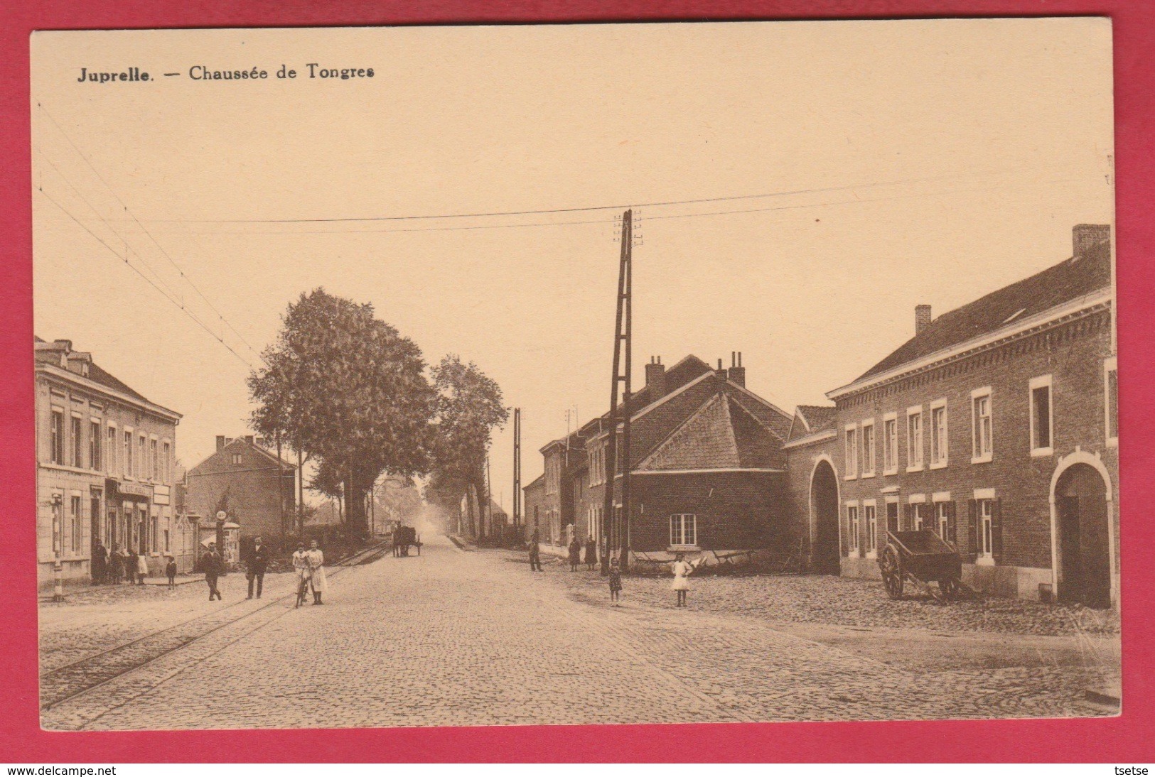 Juprelle - Chaussée De Tongres... Carte Animée ( Voir Verso ) - Juprelle