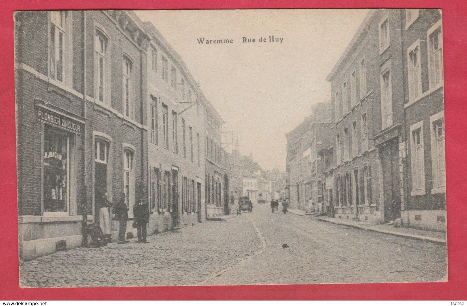 Waremme - Rue De Huy - 1923  ( Voir Verso ) - Borgworm