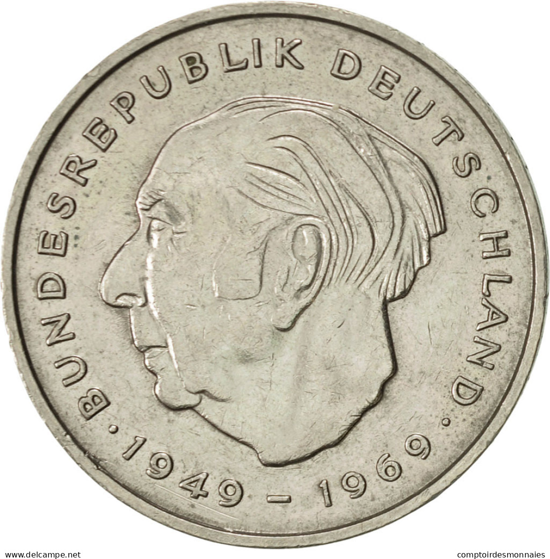 Monnaie, République Fédérale Allemande, 2 Mark, 1975, Karlsruhe, TTB+ - 2 Marcos