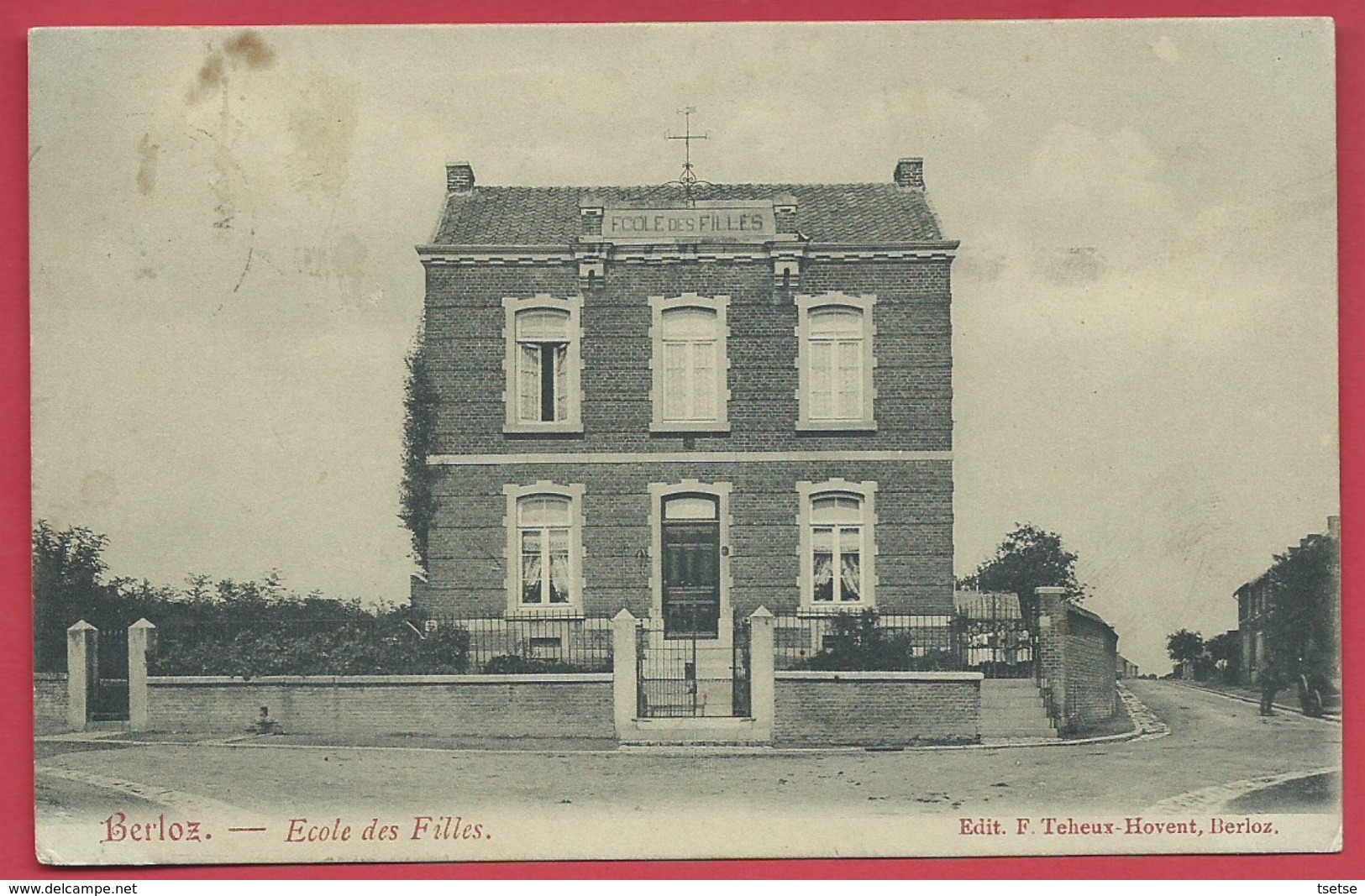 Berloz - Ecole De Filles -1909 ( Voir Verso ) - Berloz