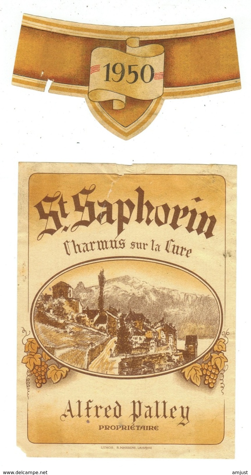 Rare // St.Saphorin, Charmus Sur La Cure, Alfred Palley,  Vaud // Suisse - Autres & Non Classés