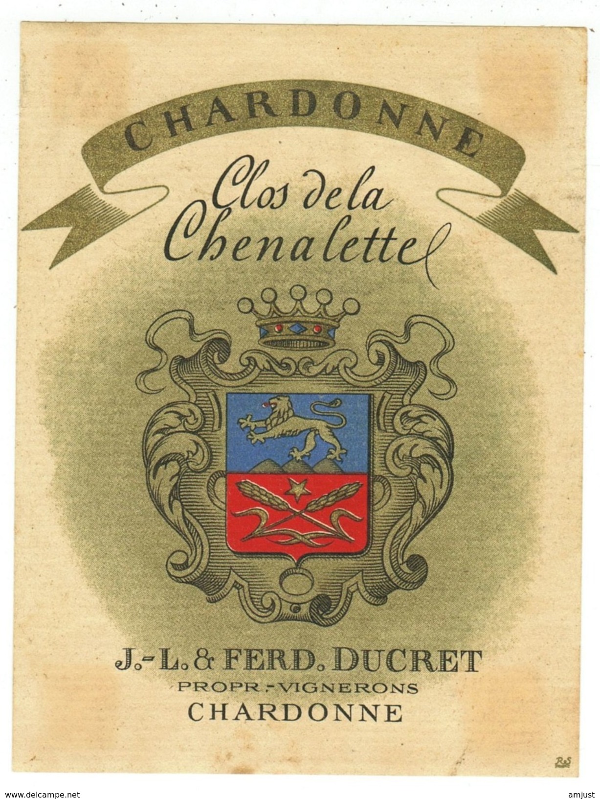 Rare // Chardonne, Clos De La Chenalette, J.L. & Fred. Ducret à Chardonne, Vaud // Suisse - Autres & Non Classés