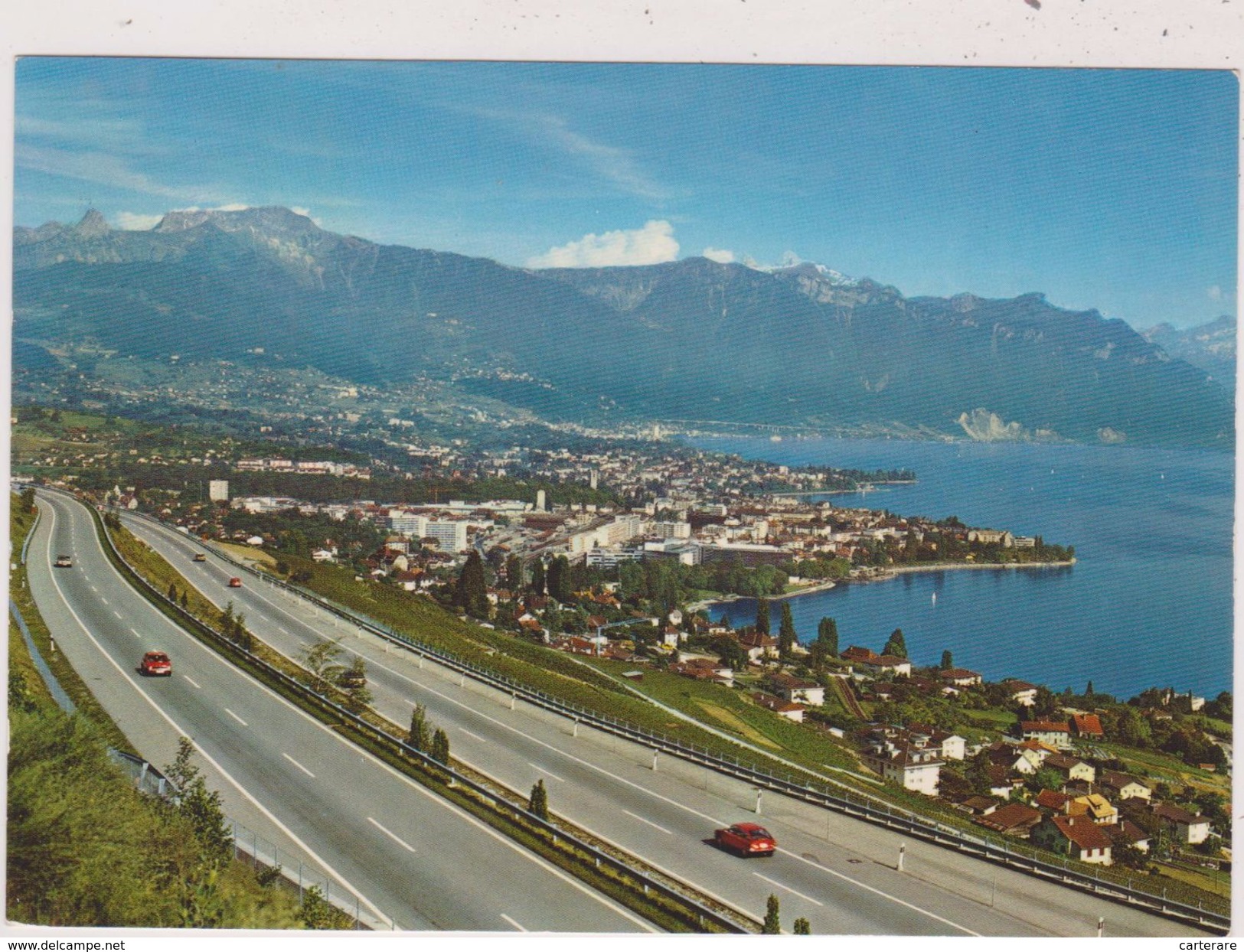 SUISSE,HELVETIA,SWISS,SCHWEIZ,SVIZZERA,SWITZERLAND ,VAUD,VEVEY,ROUTE,AUTOROUTE - Vevey