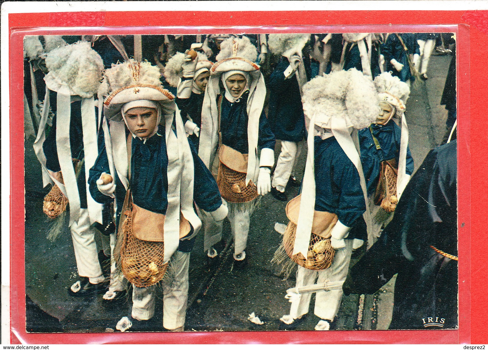 BINCHE Cp Animée CarnavalEnfant Les Paysans Edit Iris - Binche