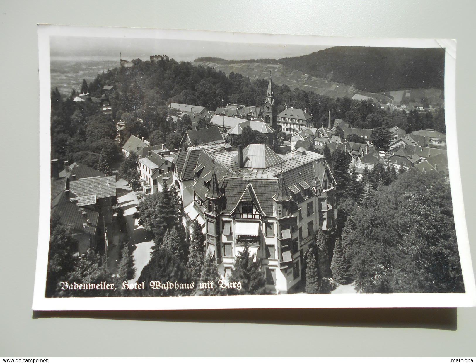 ALLEMAGNE BADE-WURTEMBERG BADENWEILER HOTEL WALDHAUS MIT BURG - Badenweiler