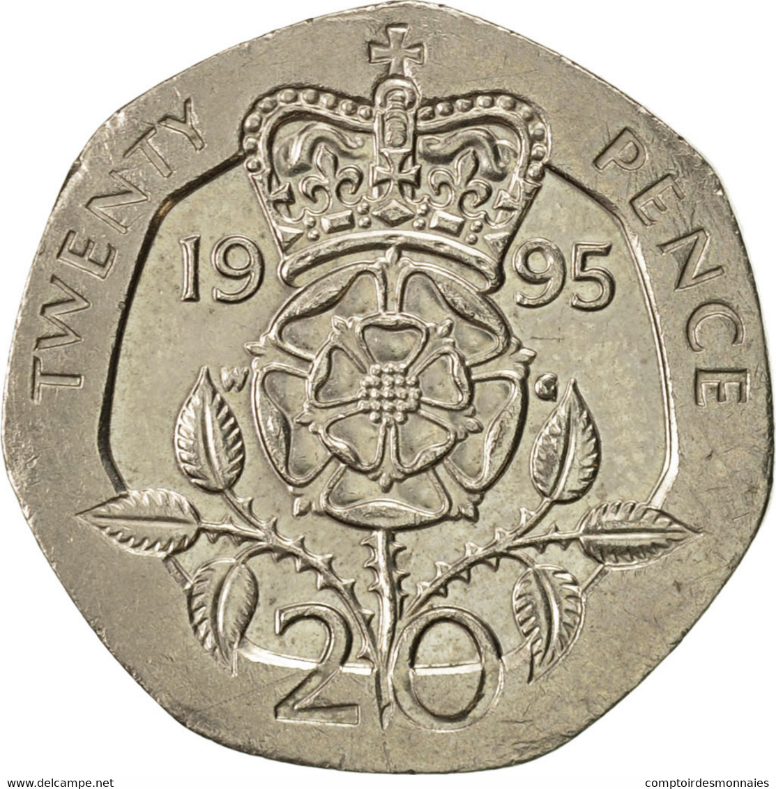 Monnaie, Grande-Bretagne, Elizabeth II, 20 Pence, 1995, SUP, Copper-nickel - 20 Pence