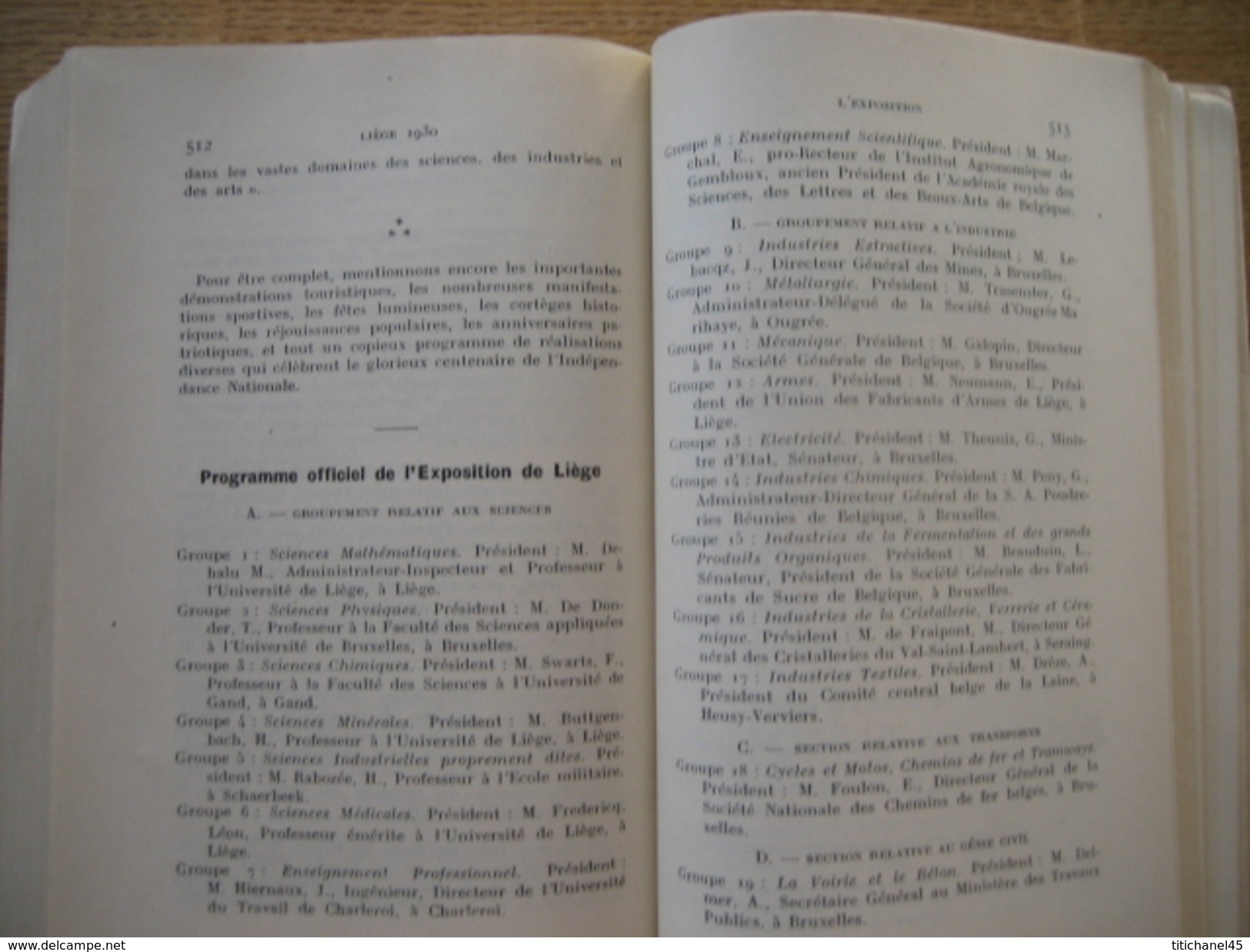 LIEGE 1930 - L'EXPOSITION INTERNATIONALE - LA VILLE - LA REGION + PLAN DE L'EXPOSITION - PLAN DE LA VILLE - 636 pages