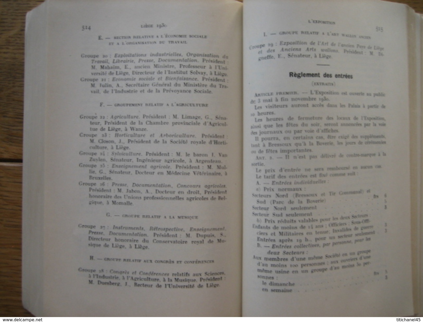 LIEGE 1930 - L'EXPOSITION INTERNATIONALE - LA VILLE - LA REGION + PLAN DE L'EXPOSITION - PLAN DE LA VILLE - 636 pages