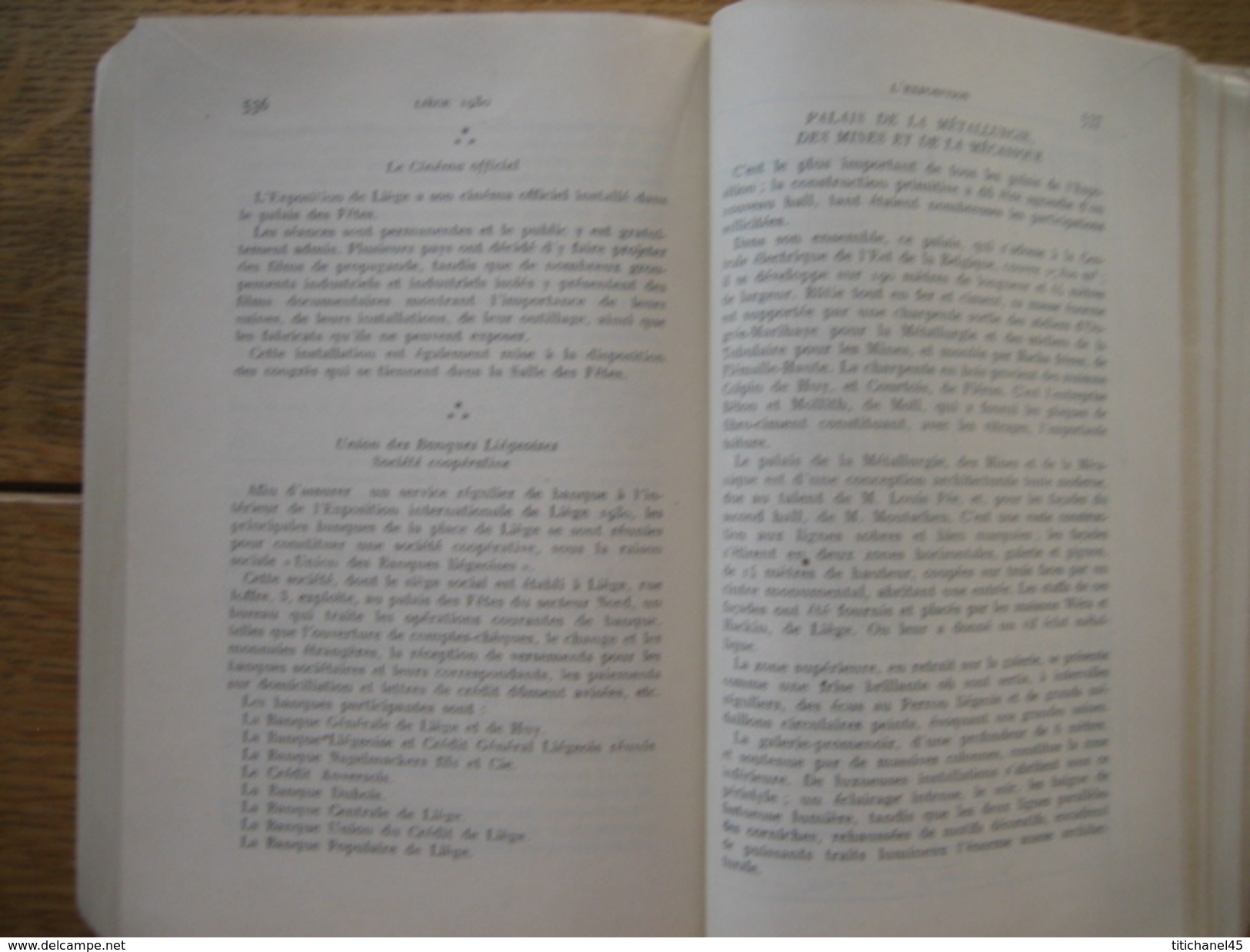 LIEGE 1930 - L'EXPOSITION INTERNATIONALE - LA VILLE - LA REGION + PLAN DE L'EXPOSITION - PLAN DE LA VILLE - 636 pages