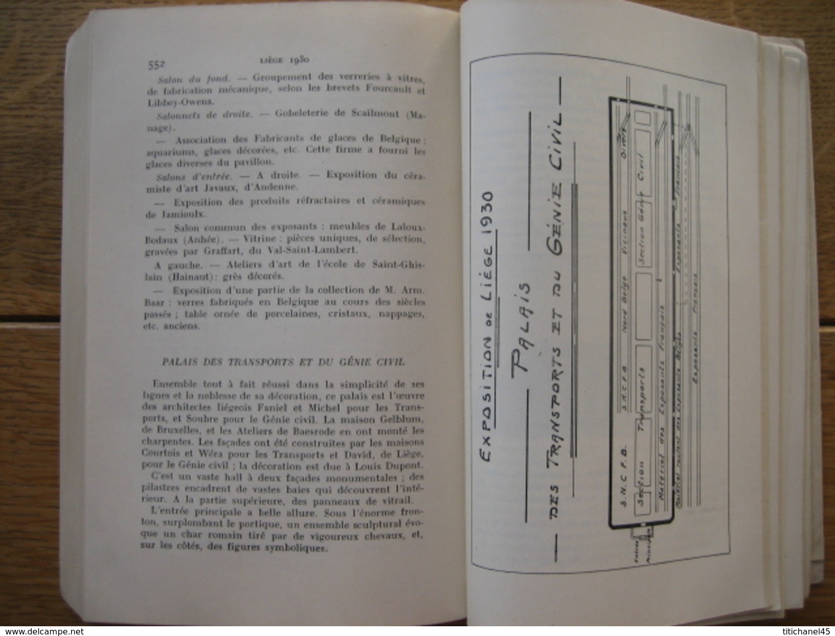 LIEGE 1930 - L'EXPOSITION INTERNATIONALE - LA VILLE - LA REGION + PLAN DE L'EXPOSITION - PLAN DE LA VILLE - 636 pages