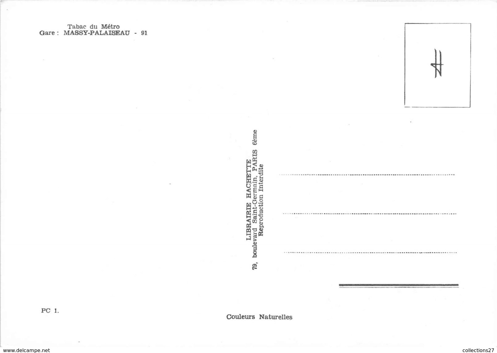 91-MASSY-PALAISEAU- TABAC DU METRO - Massy