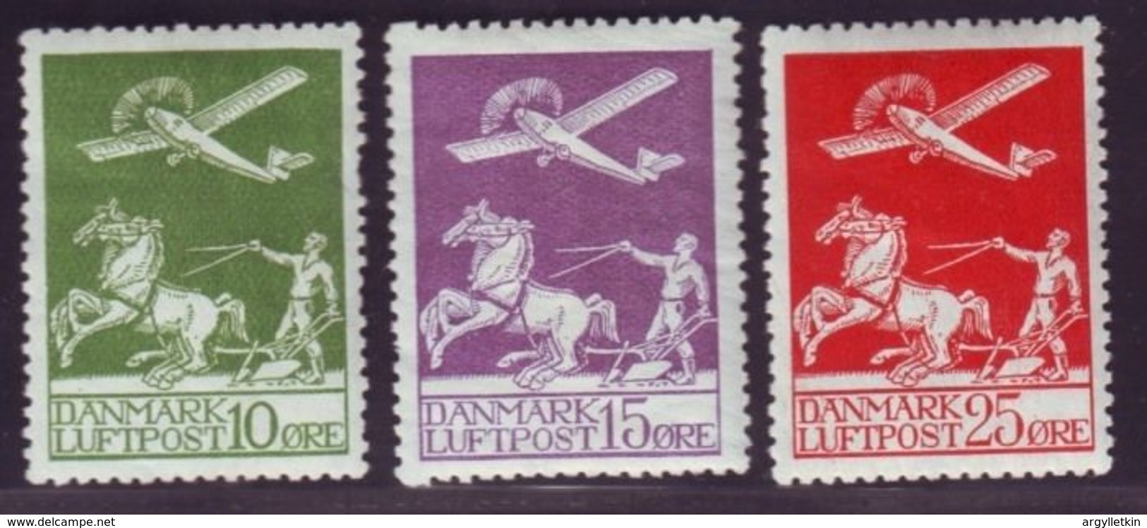 DENMARK 1924 300 YEARS OF DANISH POST MINT - Other & Unclassified