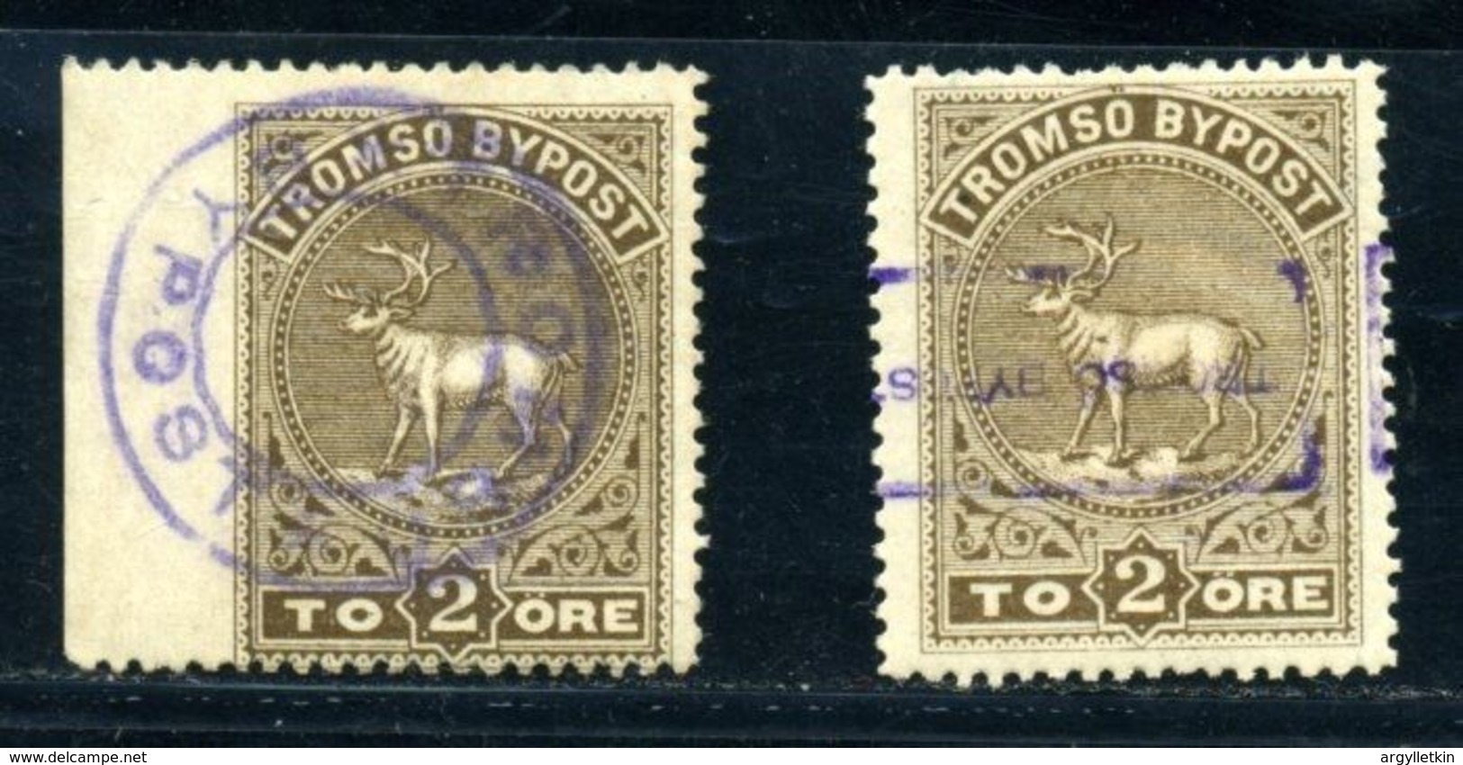 NORWAY/ARCTIC/REINDEER 1882 - Local Post Stamps