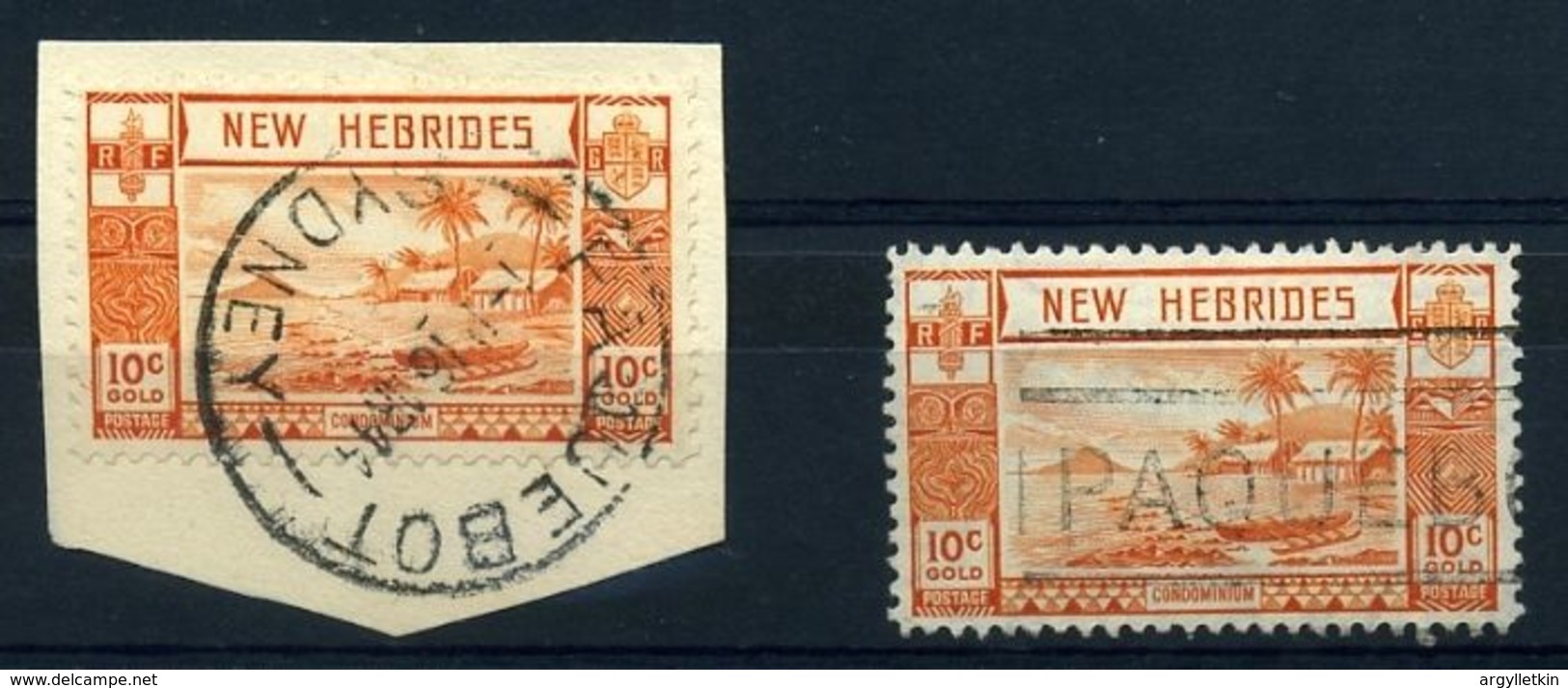 NEW HEBRIDES PAQUEBOT STAMPS - Other & Unclassified