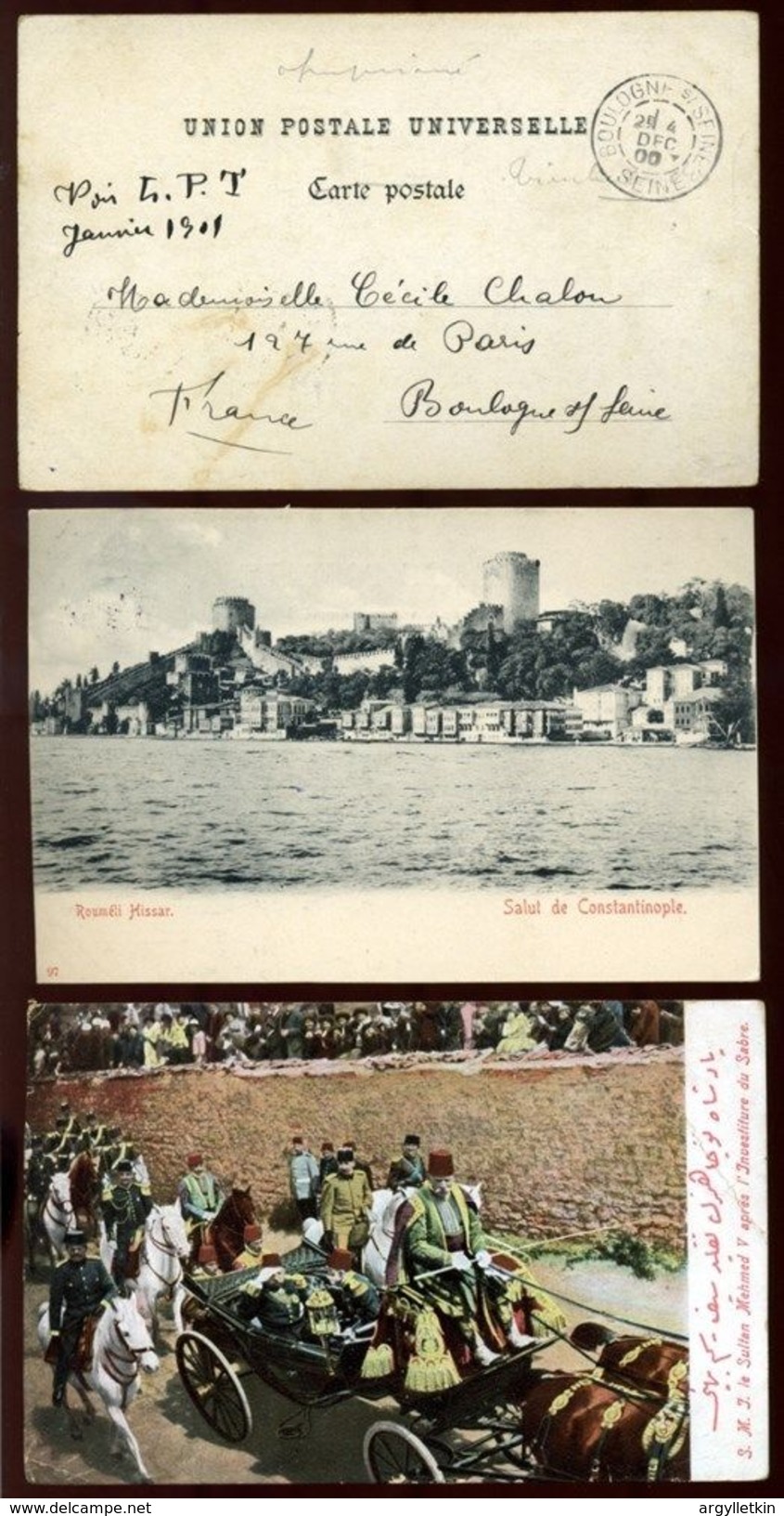 FRENCH PO IN CONSTANTINOPLE/LEVANT/TURKEY - Storia Postale