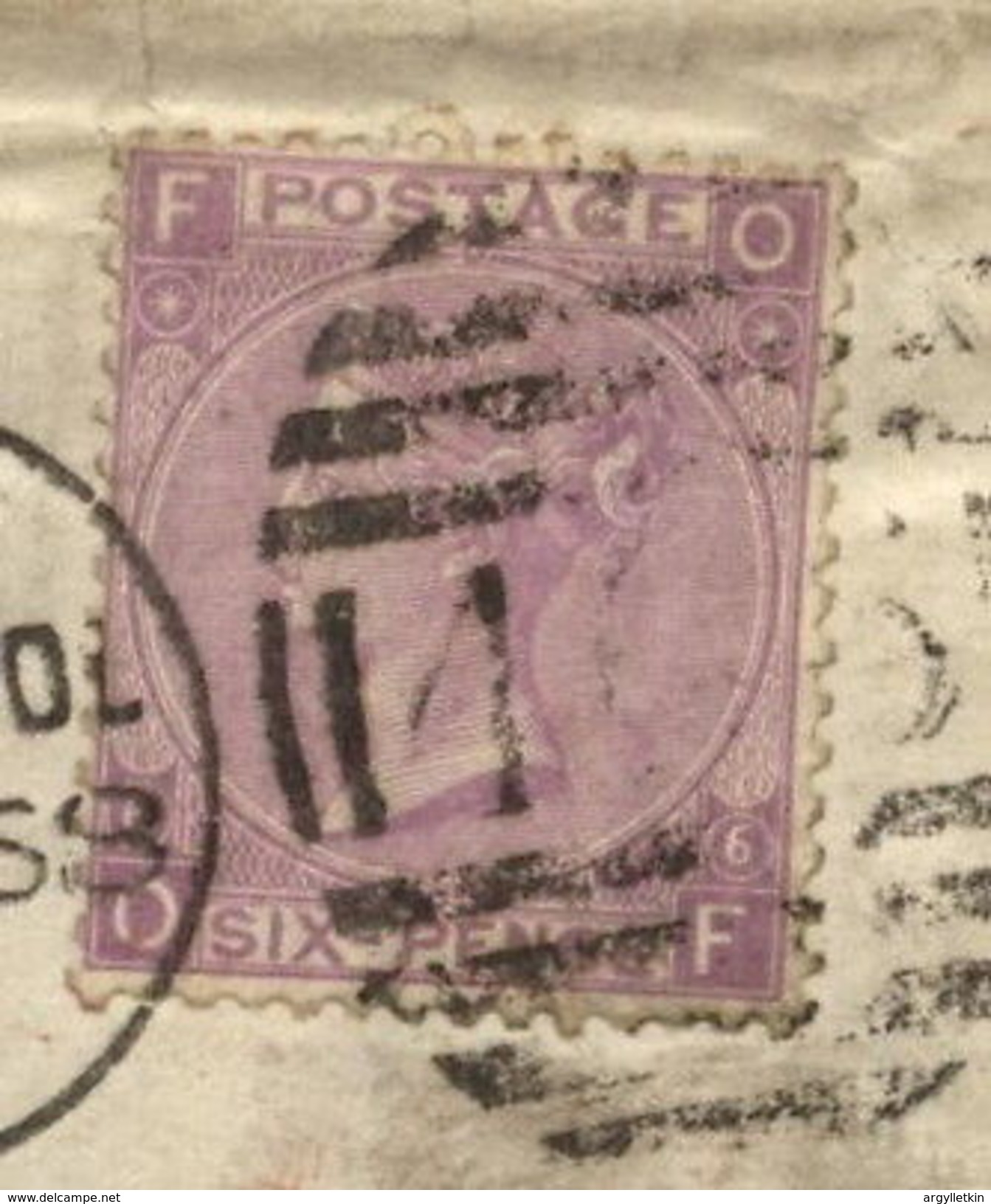 GB 1868 ENTIRE LIVERPOOL TO NEW YORK - Storia Postale