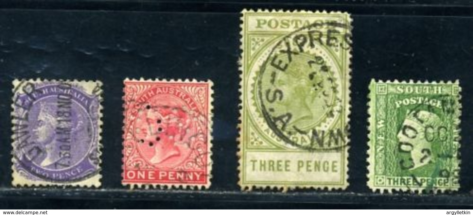 SOUTH AUSTRALIA QV POSTMARKS - Used Stamps