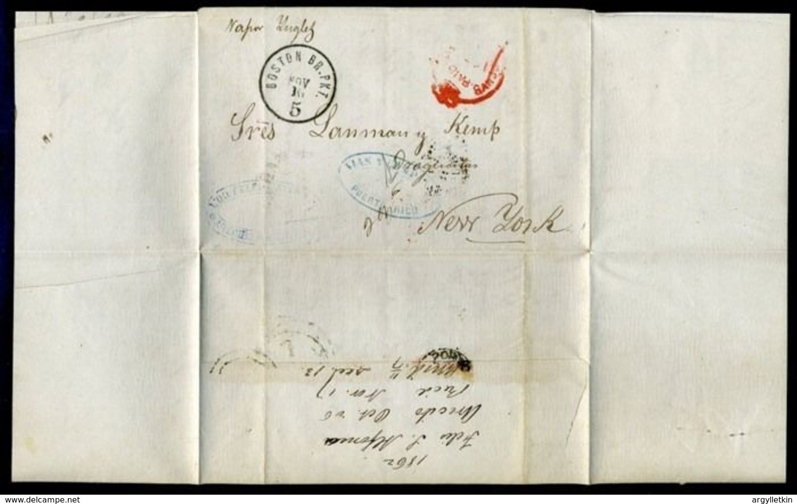 PUERTO RICO/GB FOREIGN POST OFFICES 1862/USA - Puerto Rico