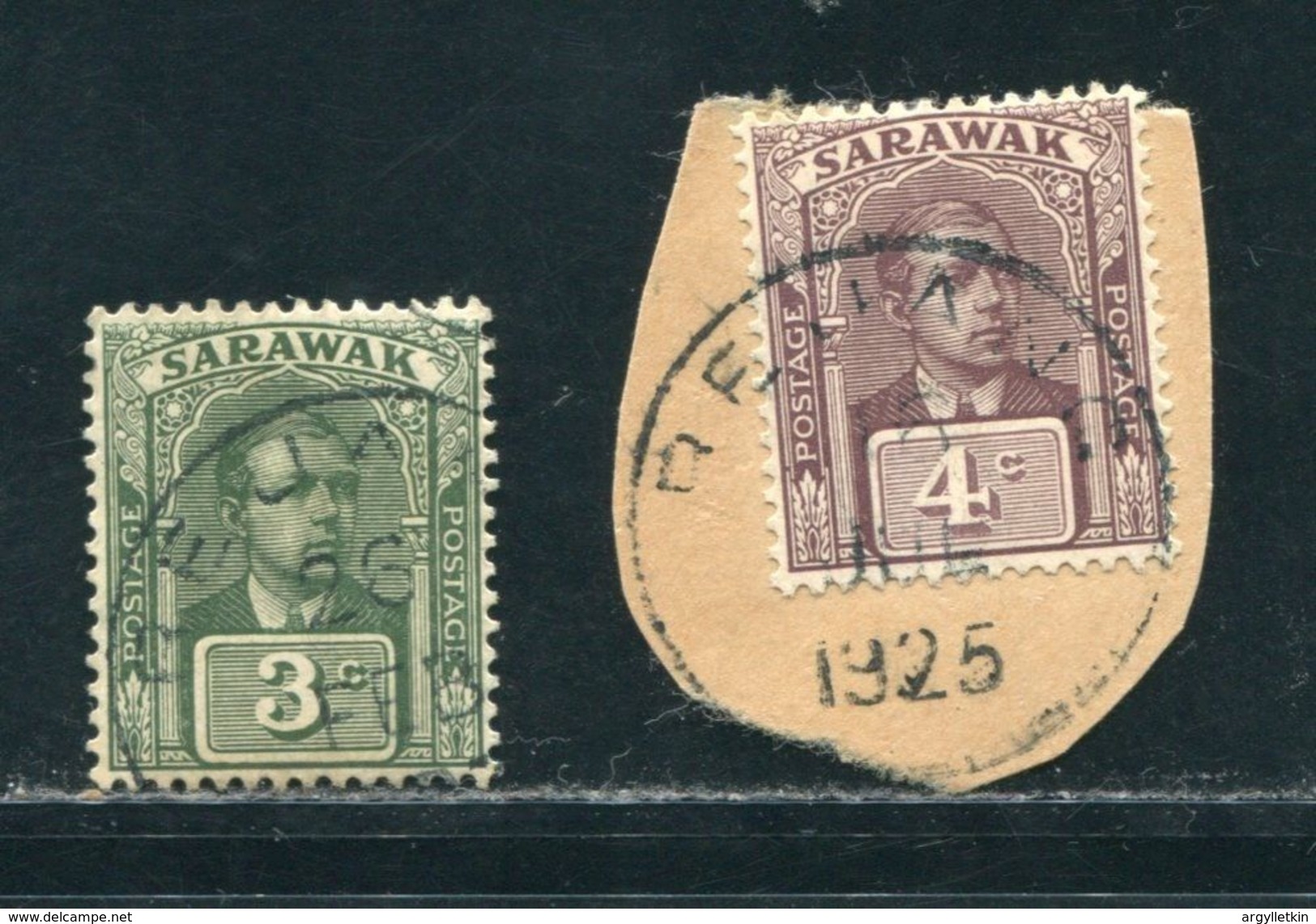 SARAWAK REJANG POSTMARS KING GEORGE 5TH - Sarawak (...-1963)