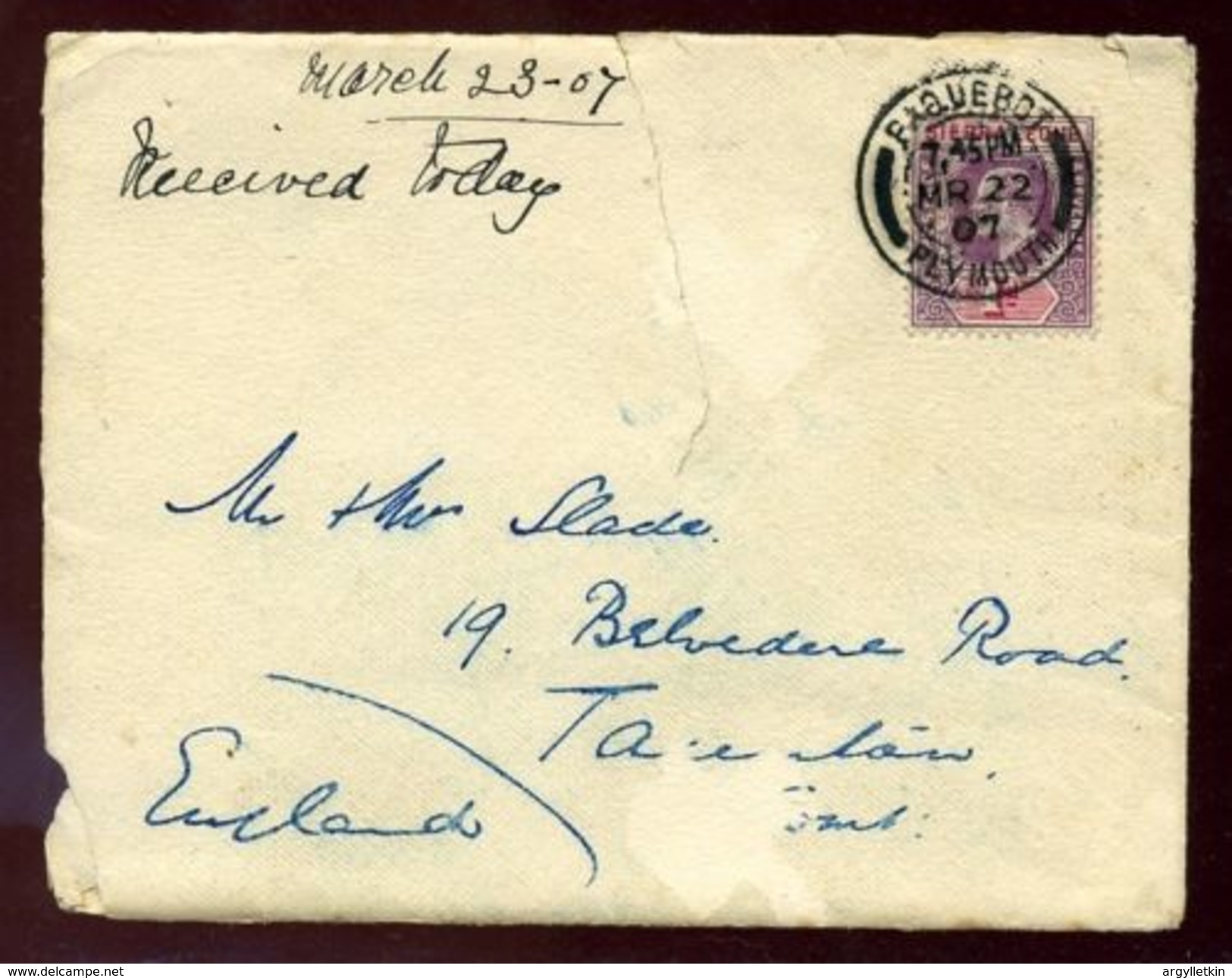 SIERRA LEONE MARITIME PLYMOUTH KED 7 - Sierra Leone (...-1960)