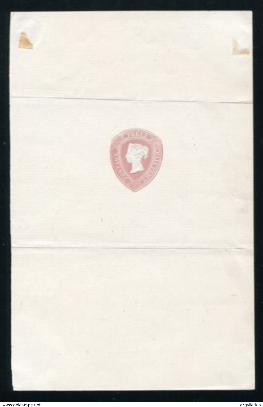 GB STATIONERY EMBOSSED DIE 1872 COLOUR TRIAL VICTORIA - Ungebraucht