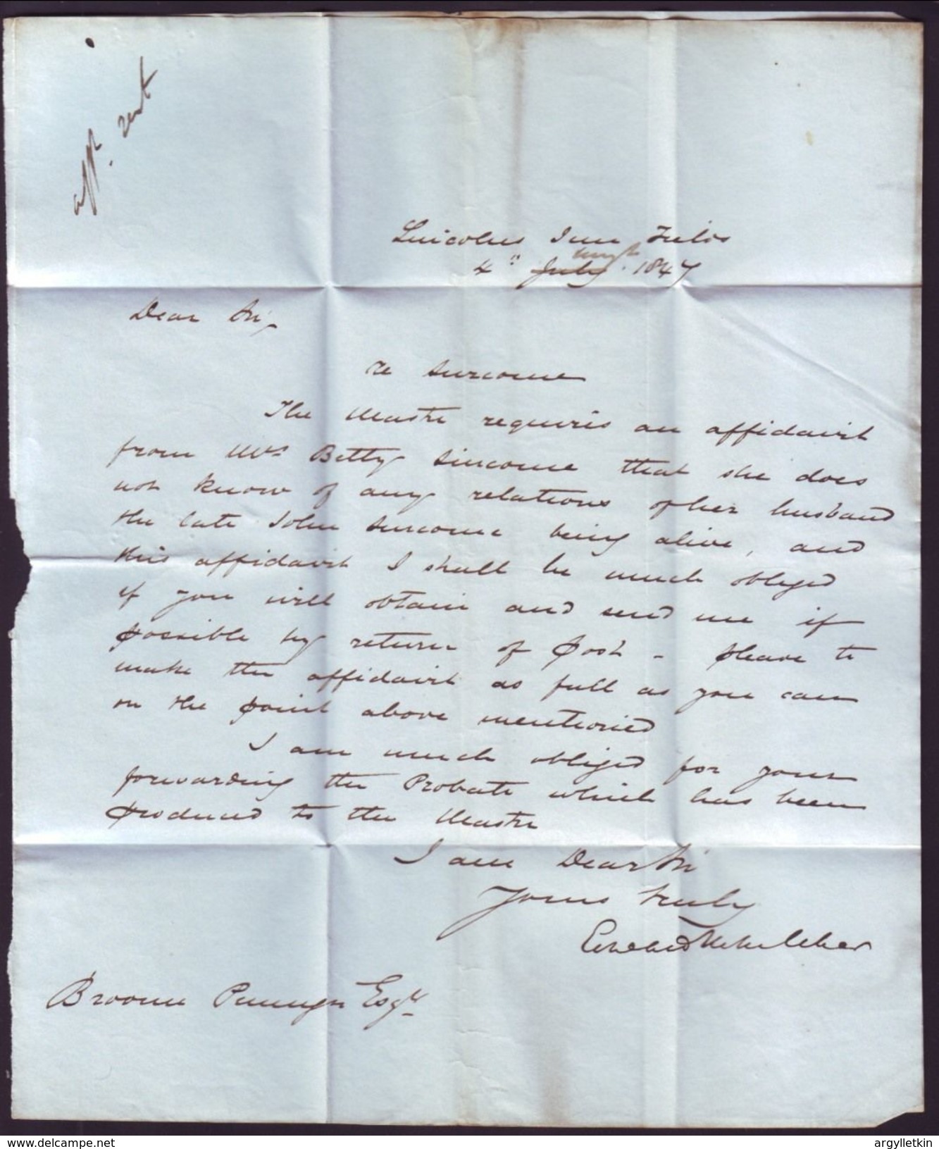 GB VICTORIA NEWBURY BERKSHIRE TRAVELER POSTMARKS 1844/47 - Brieven En Documenten