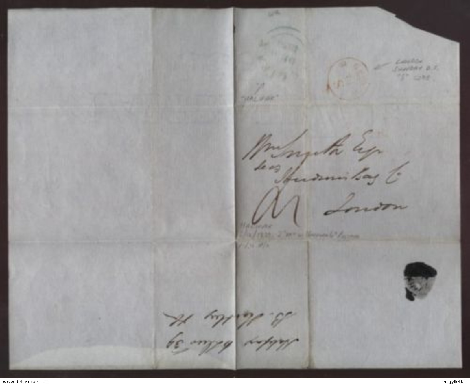 GB - 1839 4d POST "HALIFAX" - ...-1840 Voorlopers