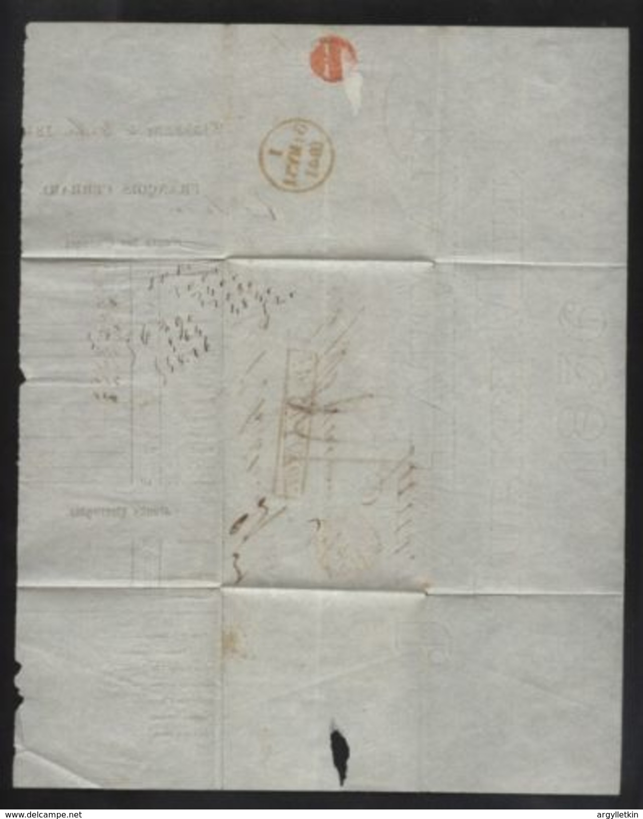 PORTUGAL/GB PACKET LETTER/FRANCE 1841 - ...-1853 Vorphilatelie
