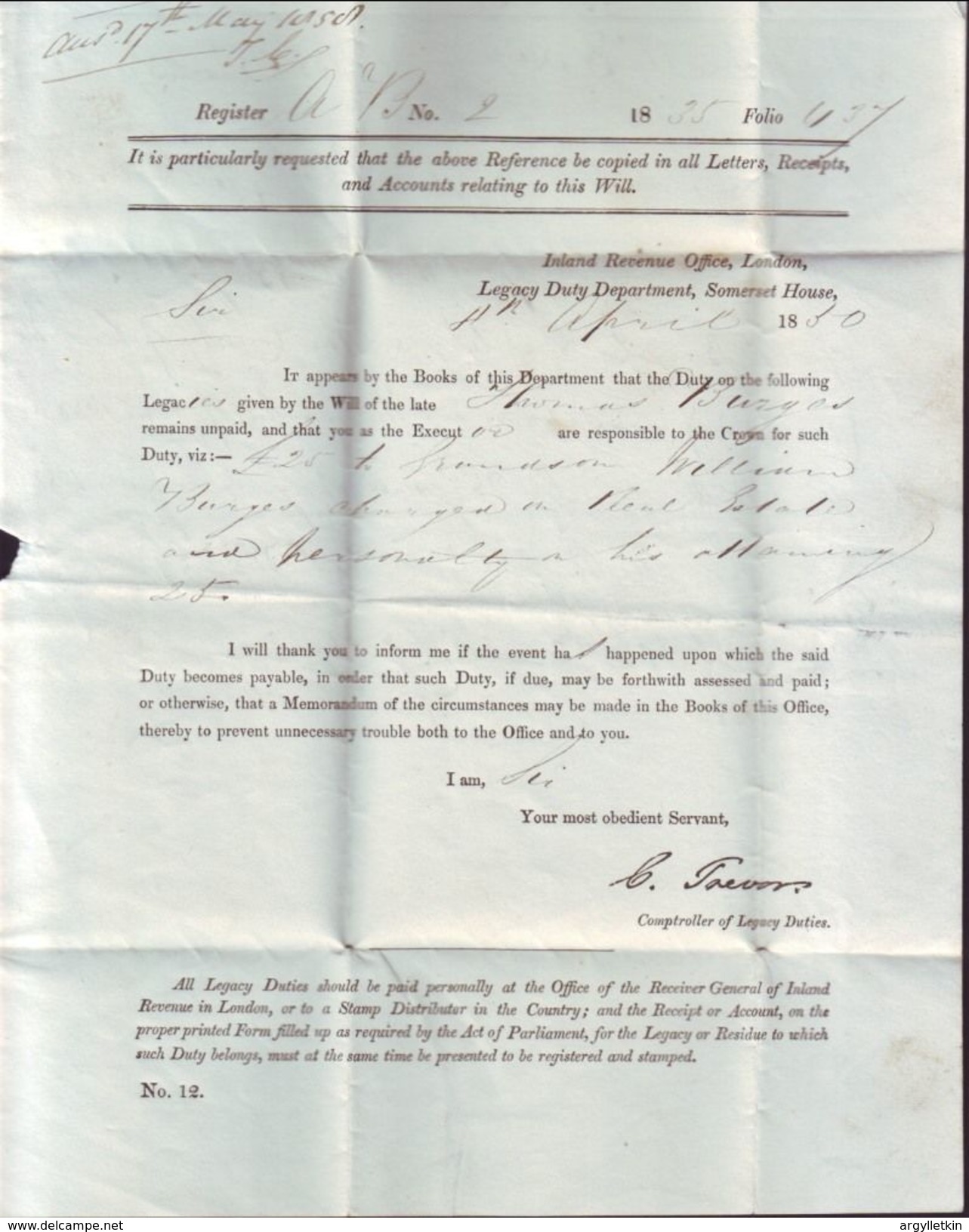 GB LEICESTERSHIRE SKELETON AND MOUNTSORREL VICTORIA 1844/50 - Unclassified